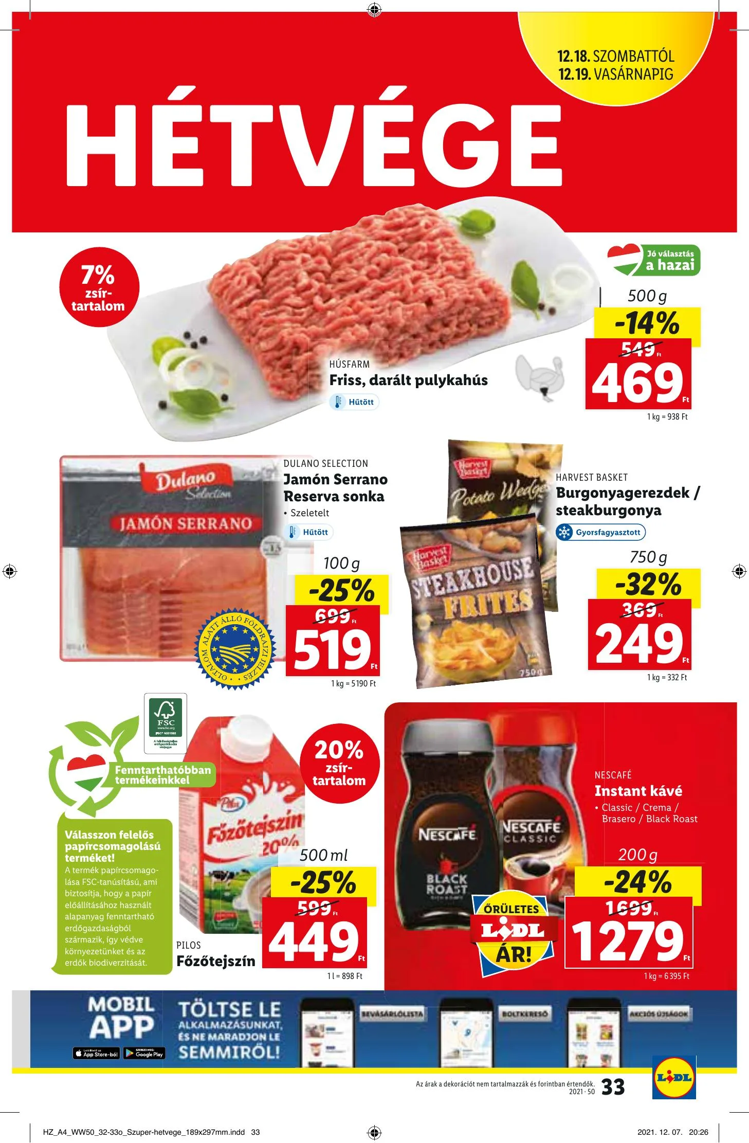 Lidl akciós újság 12.16–12.22 – 33. oldal