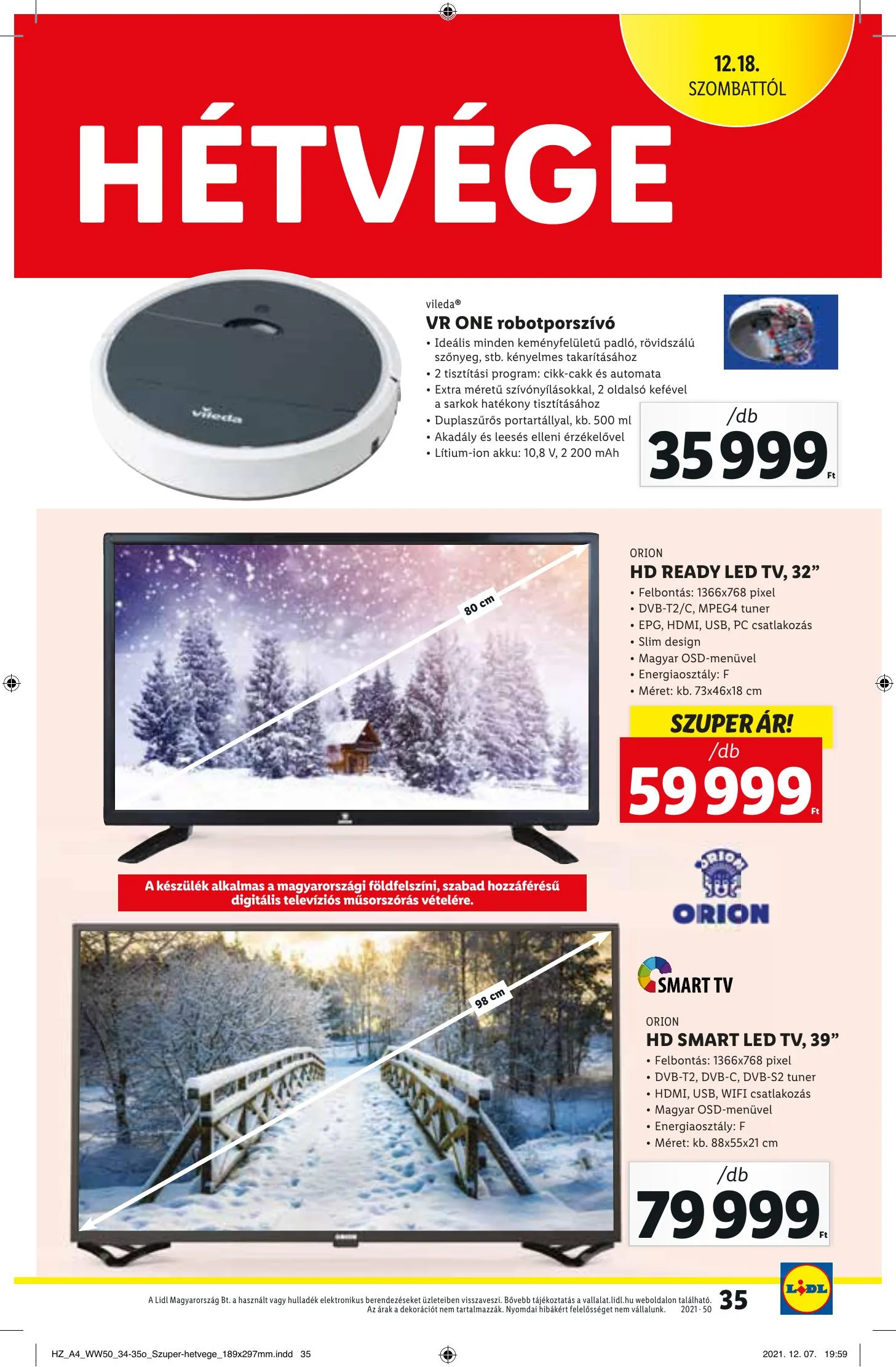 Lidl akciós újság 12.16–12.22 – 35. oldal