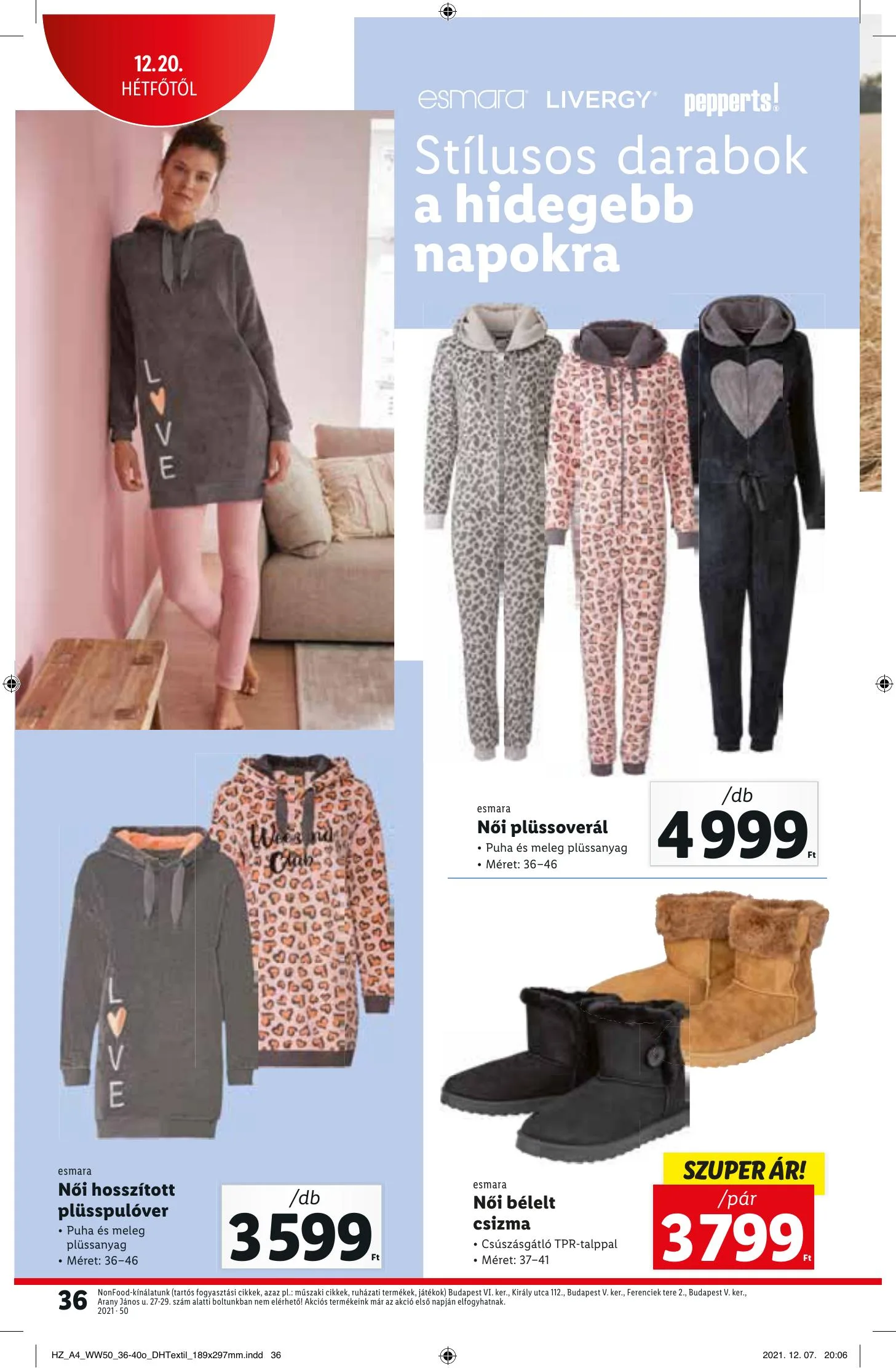 Lidl akciós újság 12.16–12.22 – 36. oldal