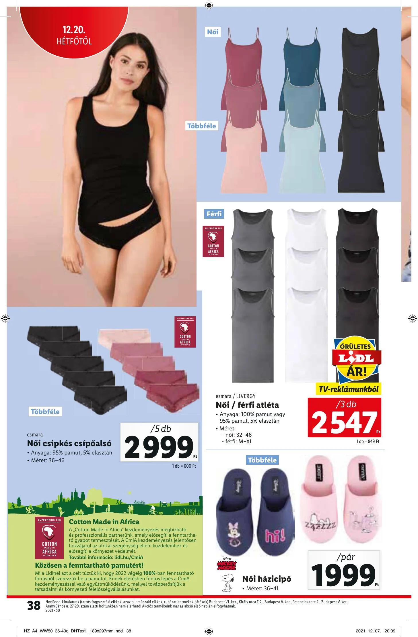 Lidl akciós újság 12.16–12.22 – 38. oldal