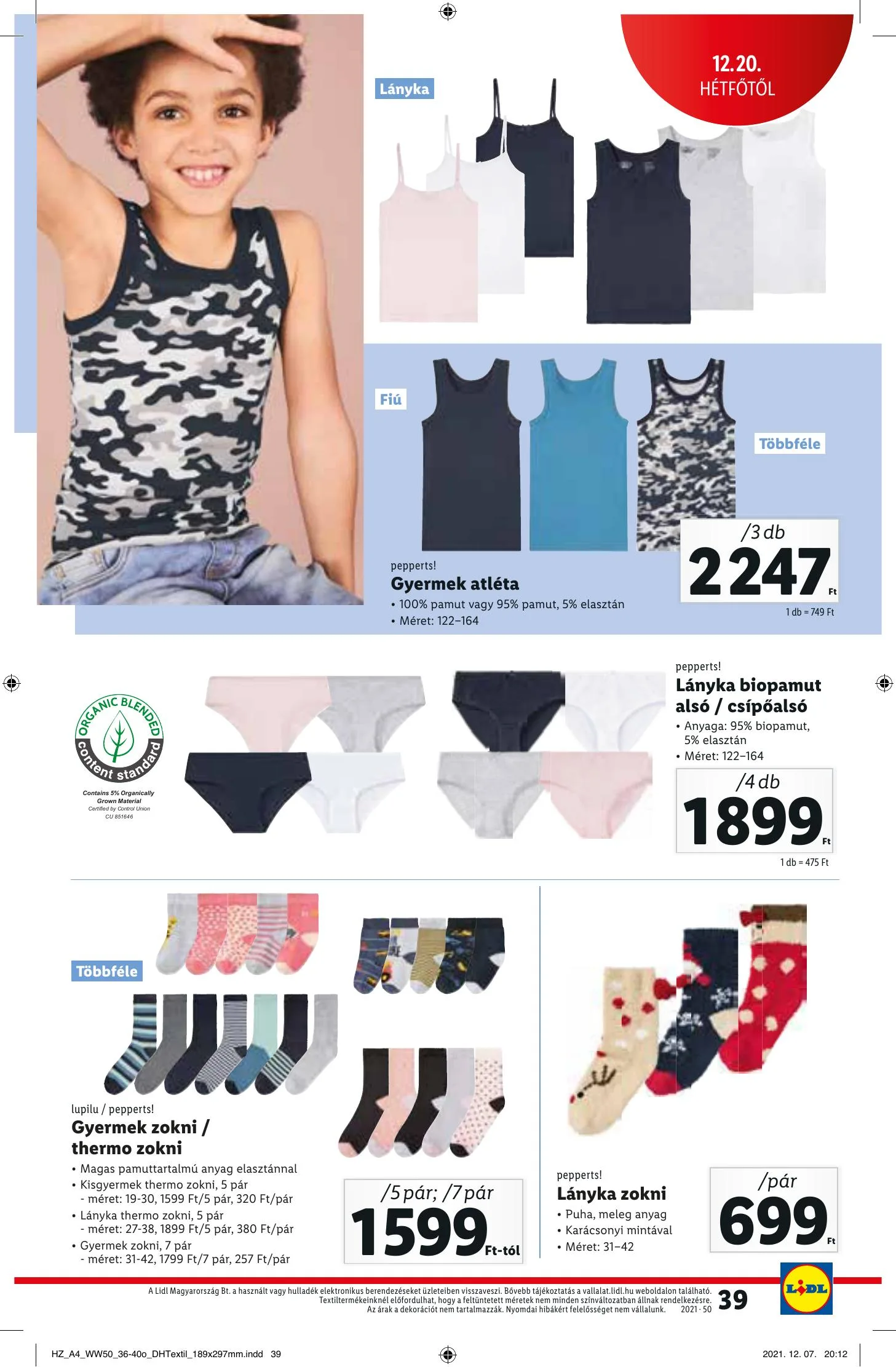 Lidl akciós újság 12.16–12.22 – 39. oldal