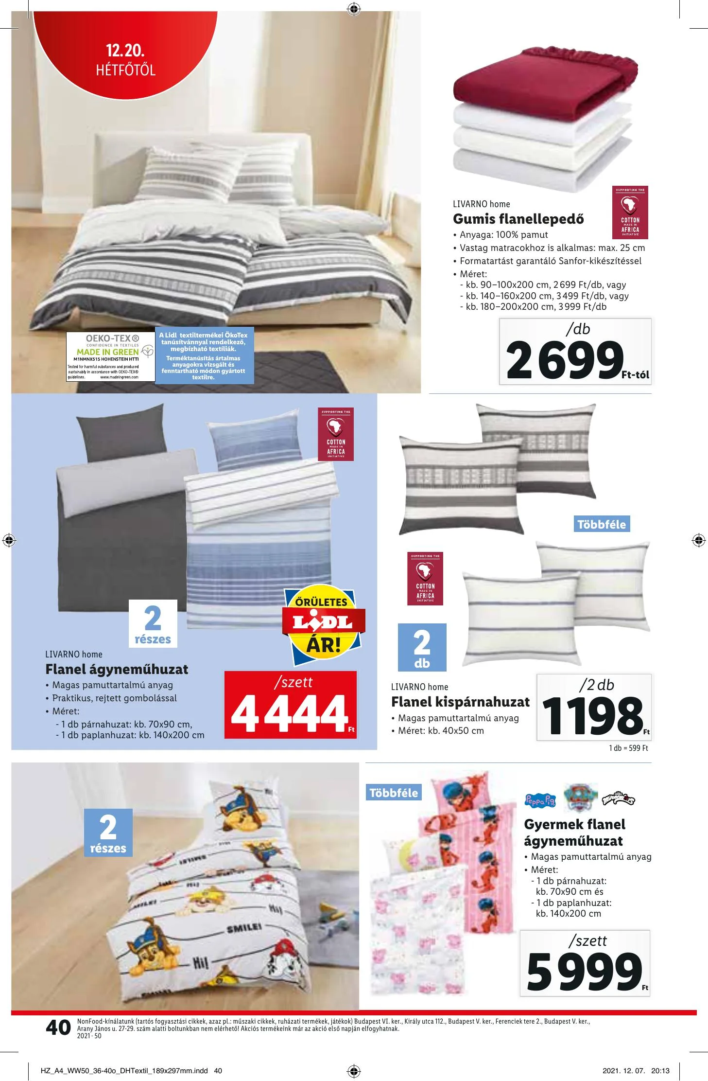 Lidl akciós újság 12.16–12.22 – 40. oldal