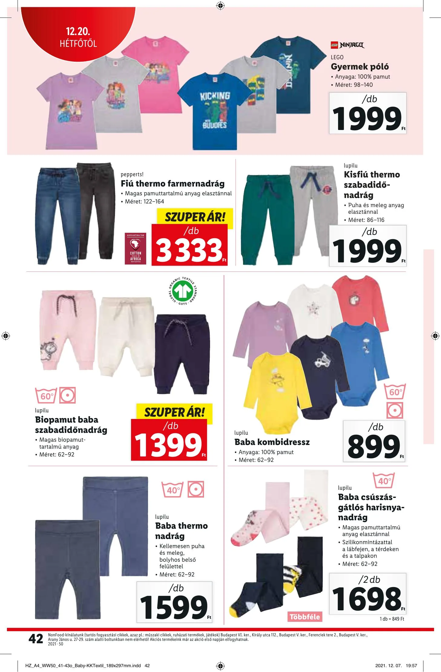 Lidl akciós újság 12.16–12.22 – 42. oldal