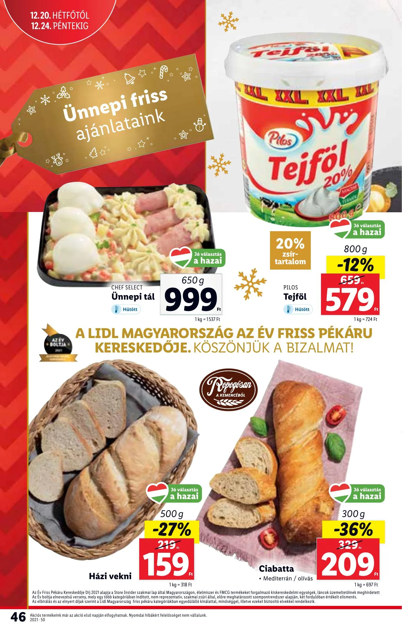 Lidl akciós újság 12.16–12.22 – 46. oldal