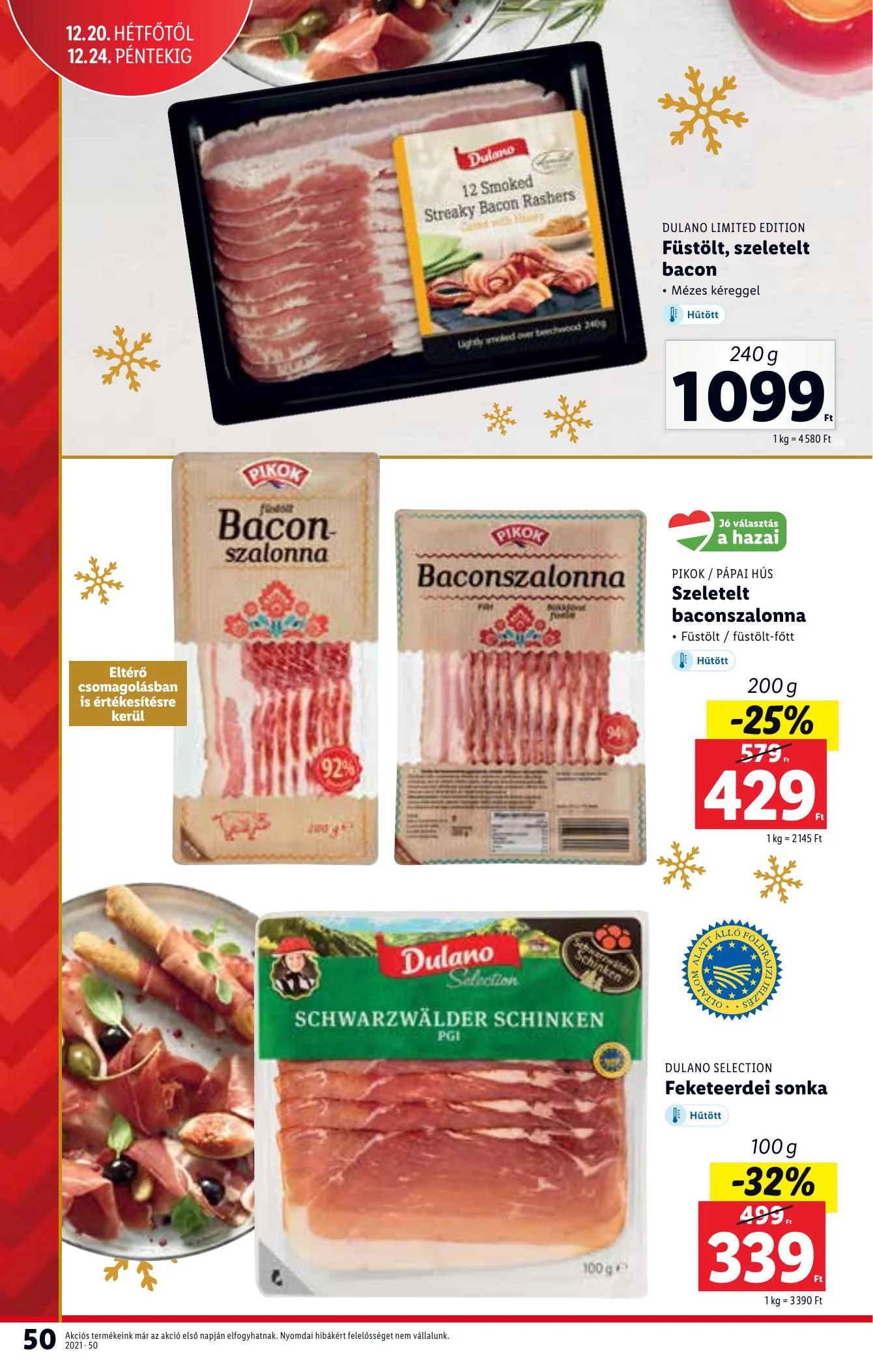 Lidl akciós újság 12.16–12.22 – 50. oldal
