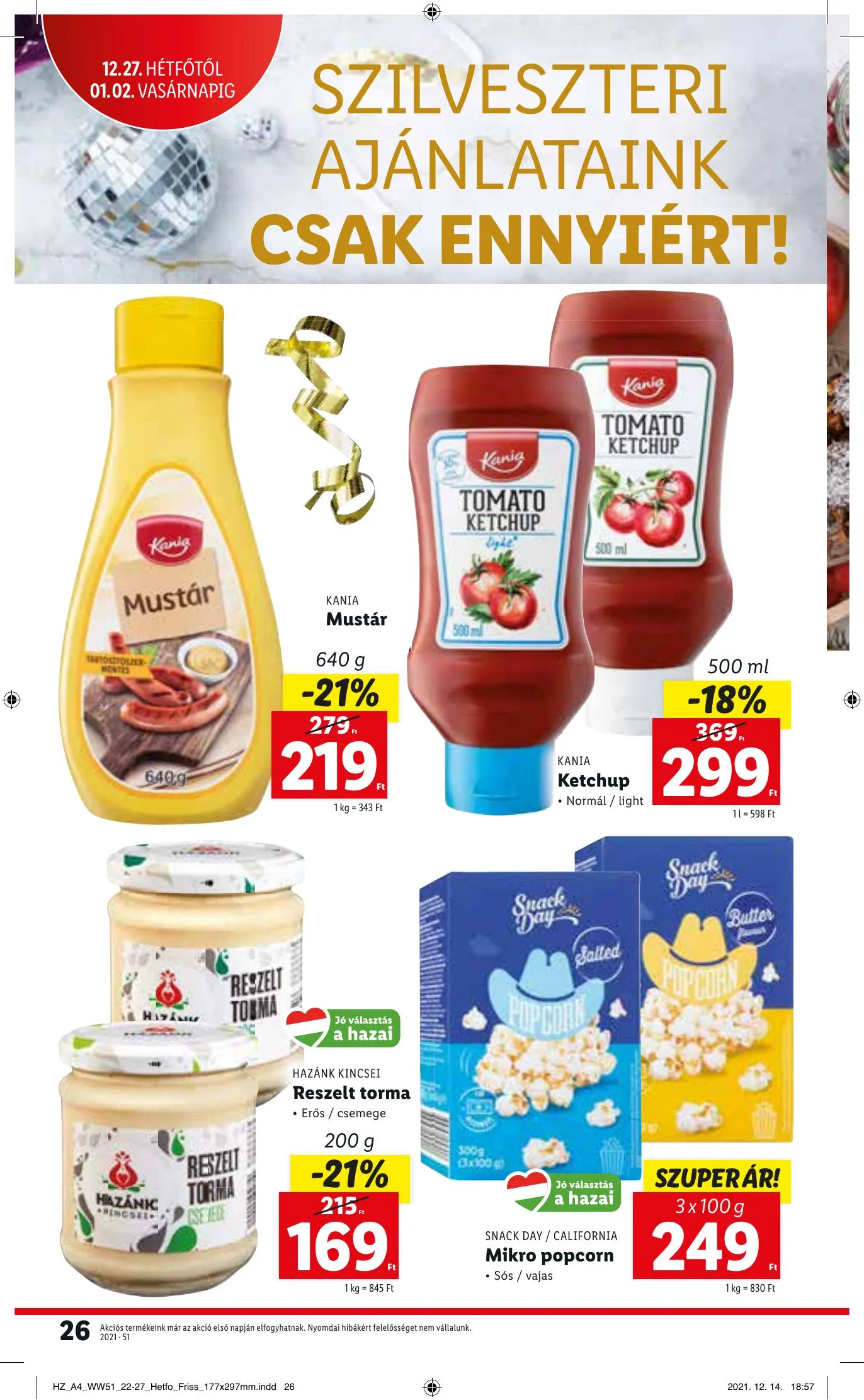 Lidl akciós újság 12.22–12.29 – 26. oldal