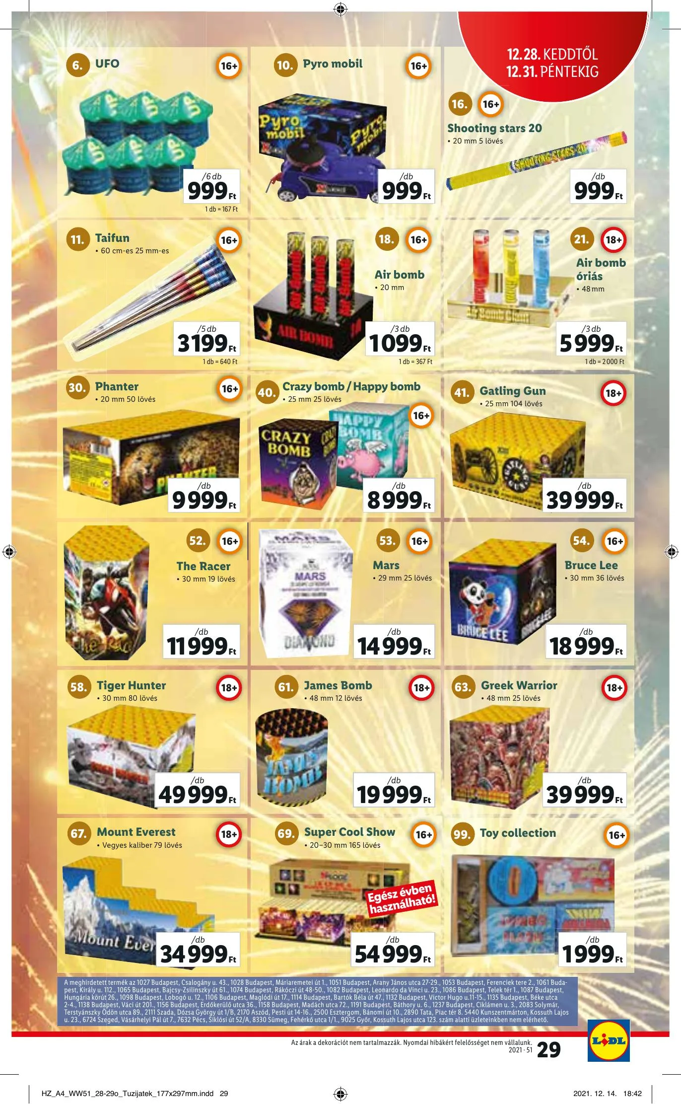 Lidl akciós újság 12.22–12.29 – 29. oldal