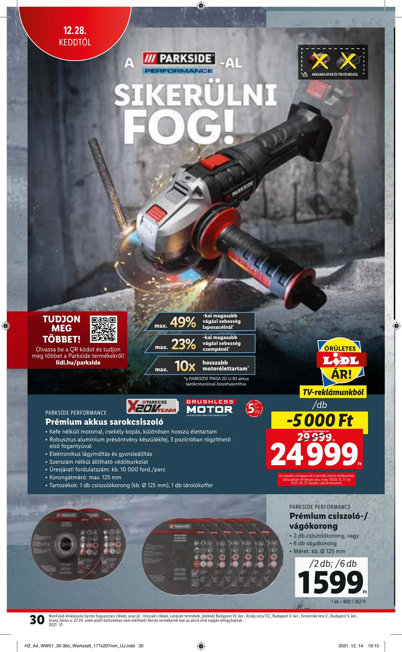 Lidl akciós újság 12.22–12.29 – 30. oldal