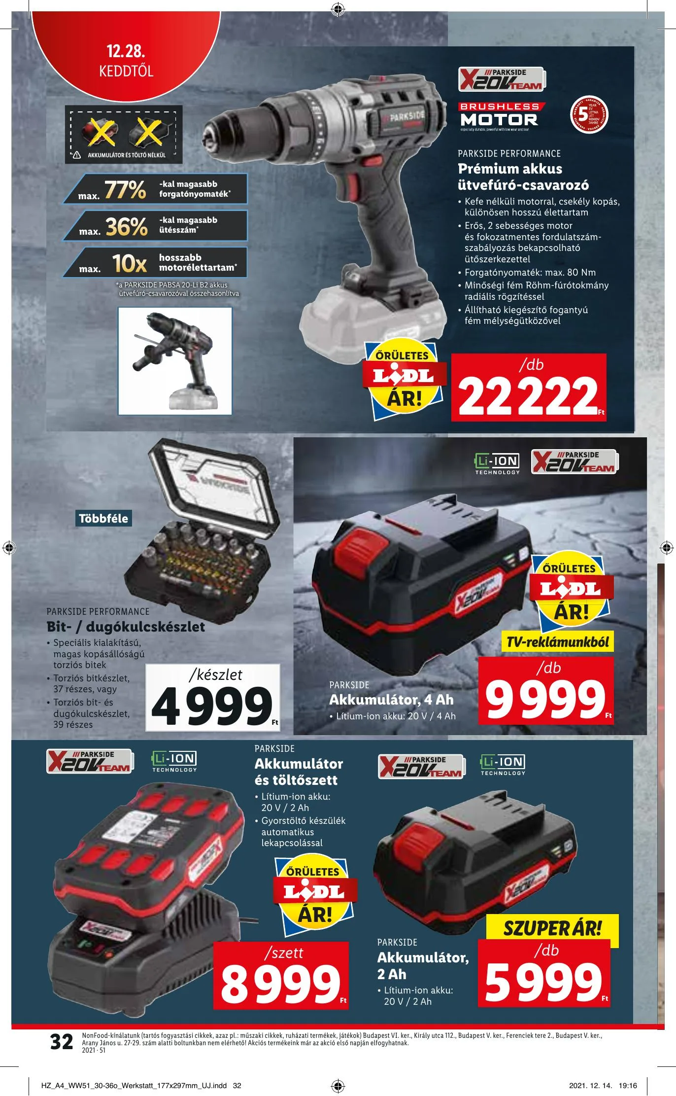 Lidl akciós újság 12.22–12.29 – 32. oldal