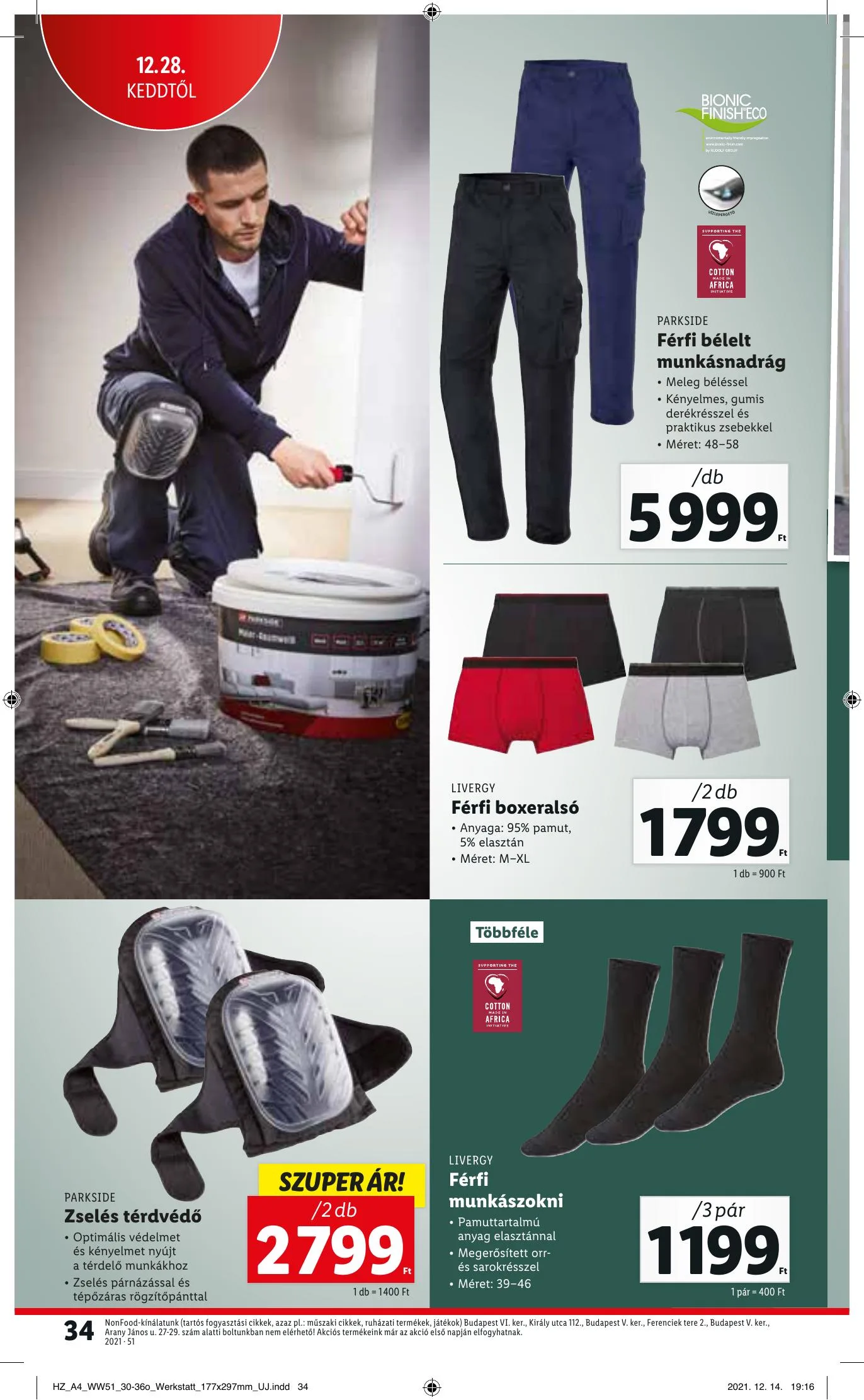Lidl akciós újság 12.22–12.29 – 34. oldal