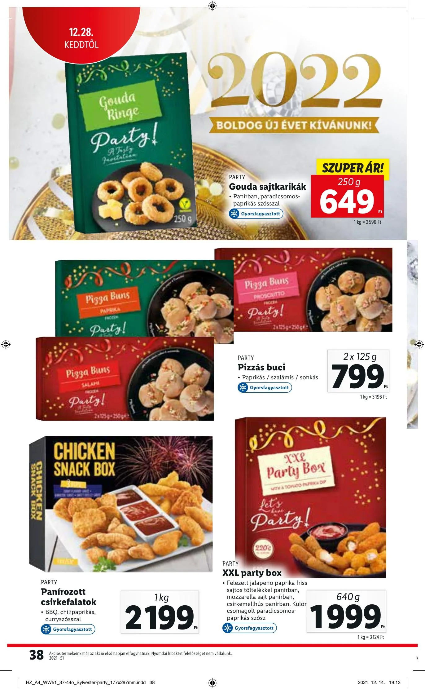 Lidl akciós újság 12.22–12.29 – 38. oldal