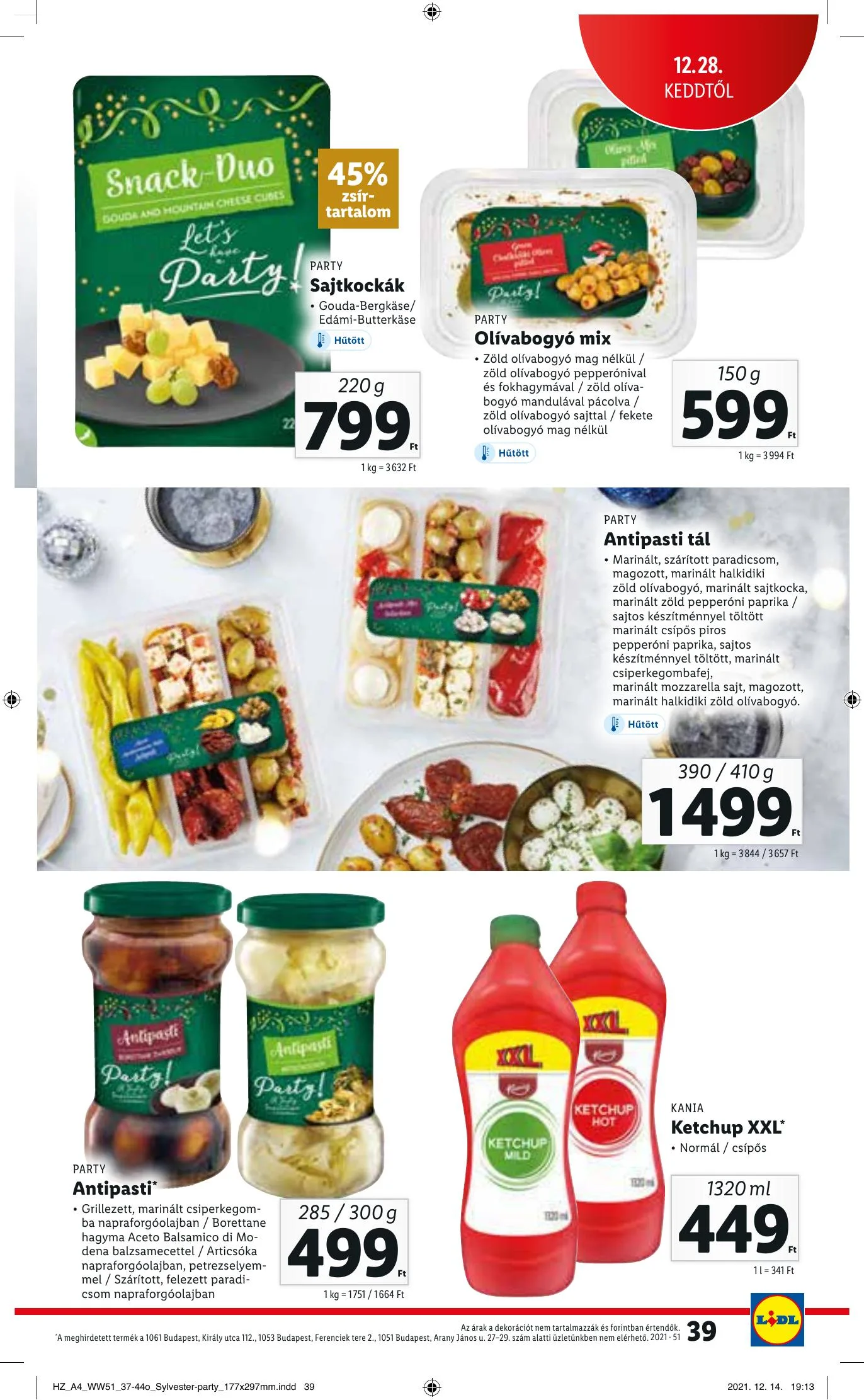 Lidl akciós újság 12.22–12.29 – 39. oldal