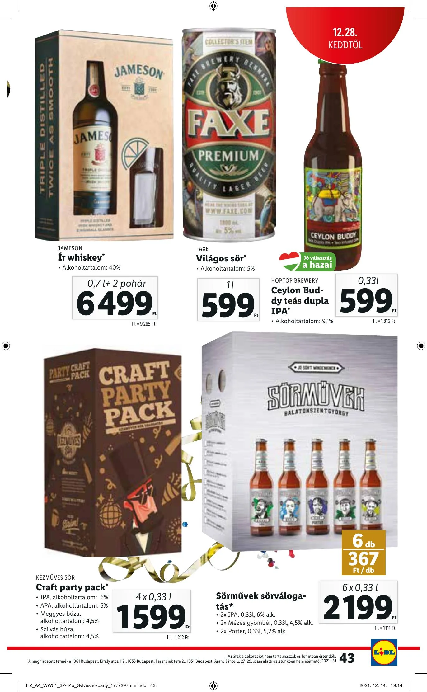 Lidl akciós újság 12.22–12.29 – 43. oldal