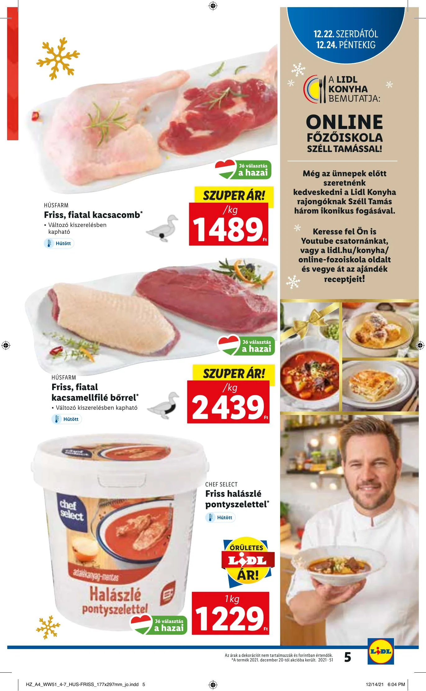 Lidl akciós újság 12.22–12.29 – 5. oldal