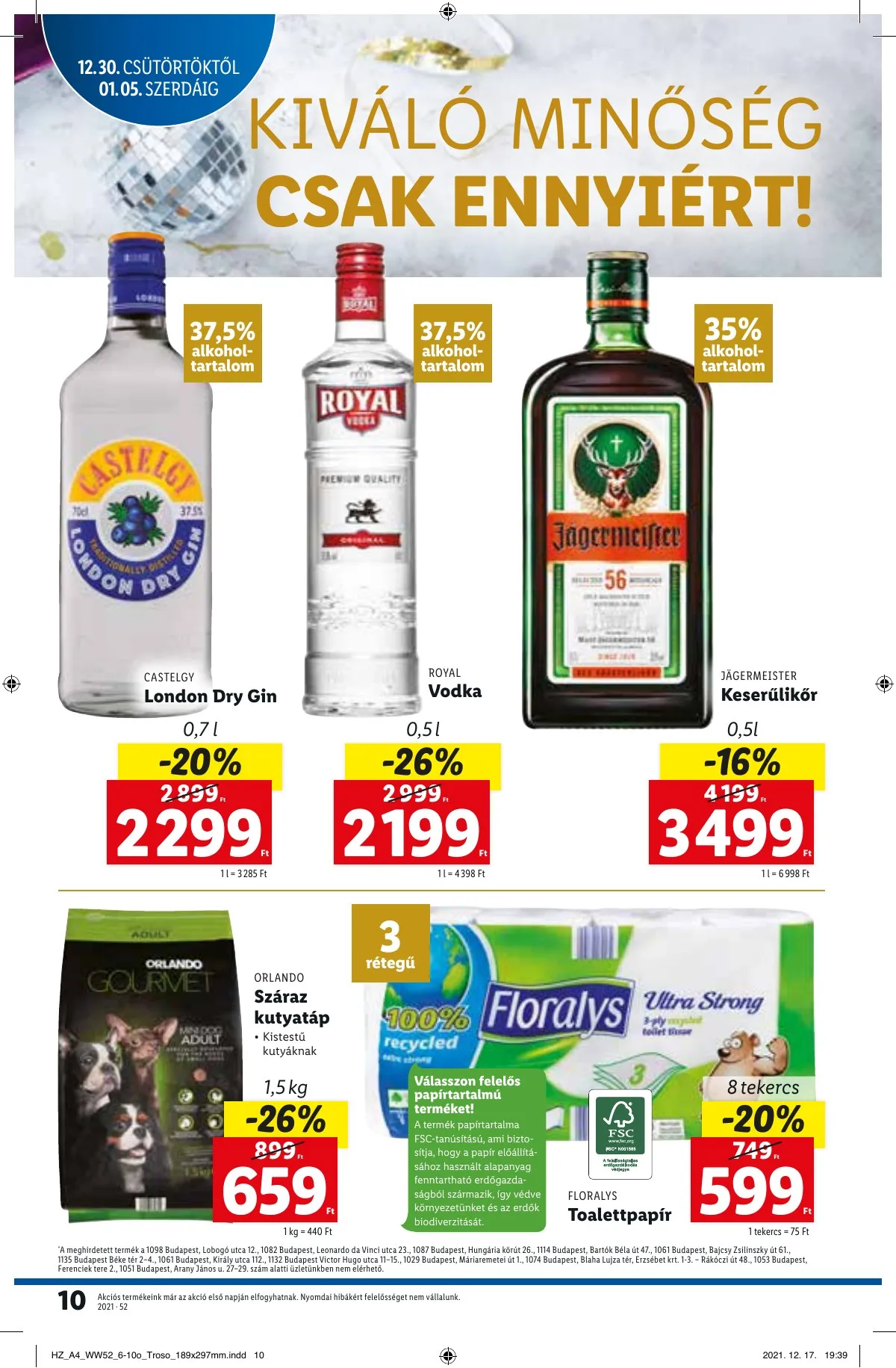 Lidl akciós újság 12.30–01.05 – 10. oldal