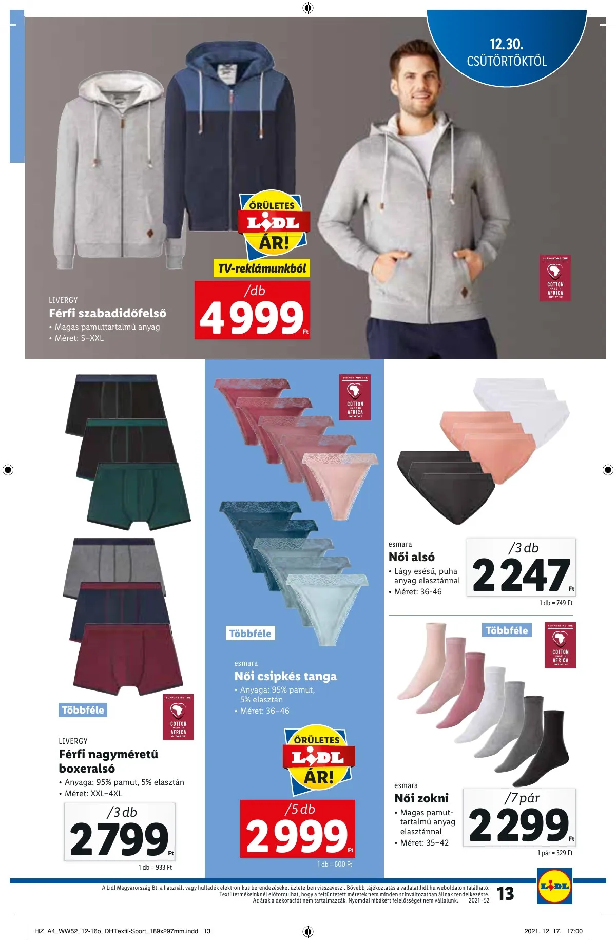 Lidl akciós újság 12.30–01.05 – 13. oldal