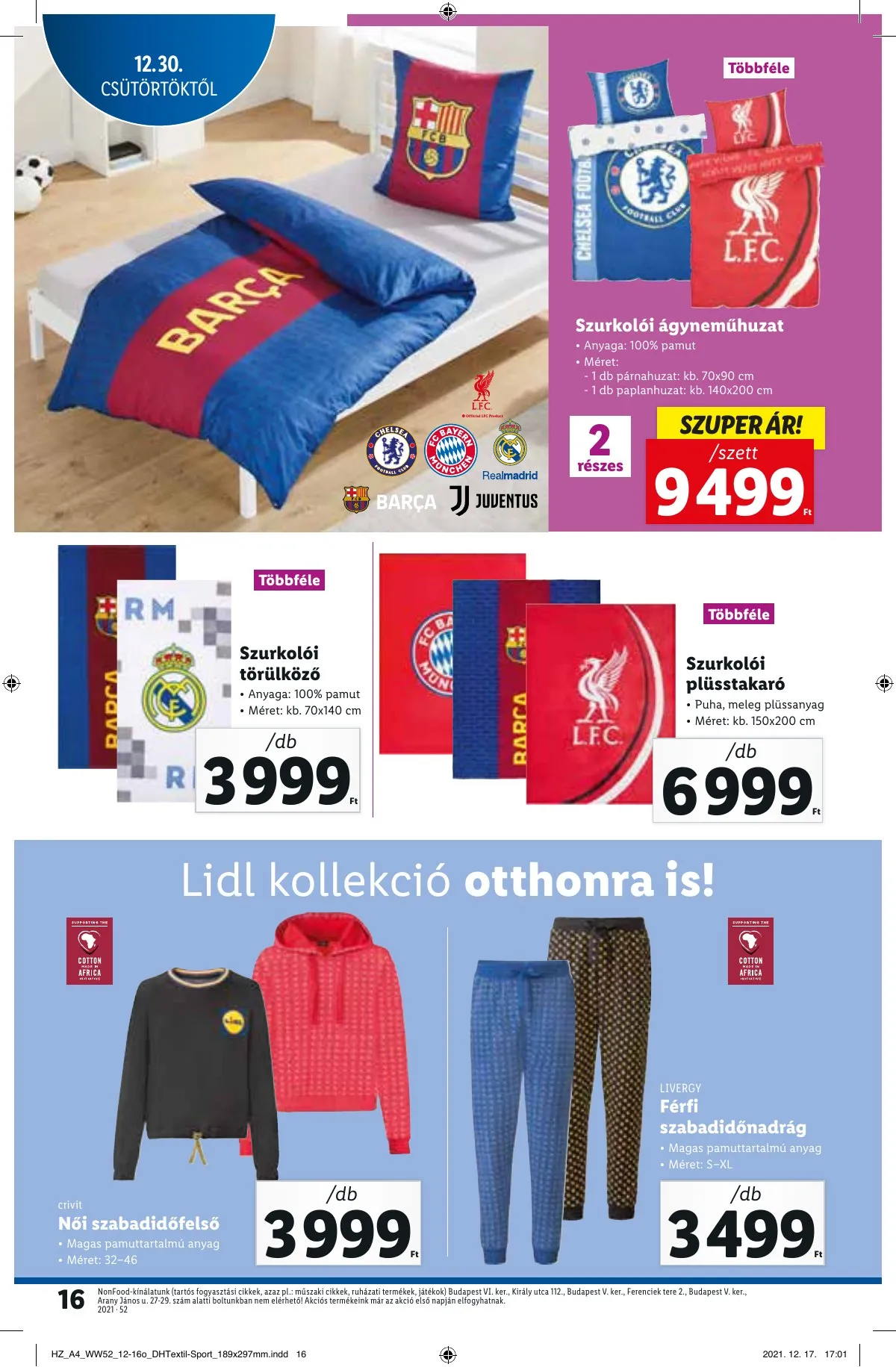 Lidl akciós újság 12.30–01.05 – 16. oldal