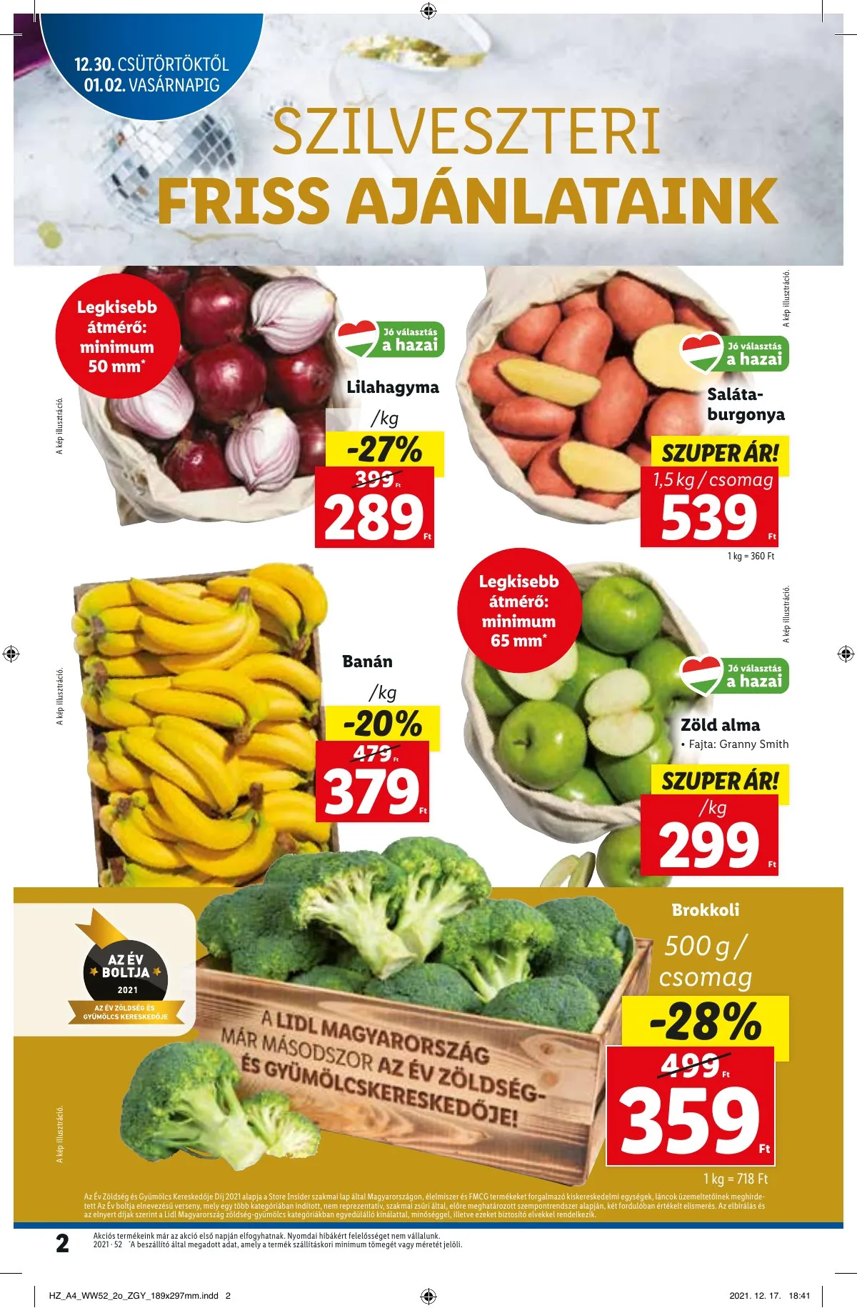 Lidl akciós újság 12.30–01.05 – 2. oldal