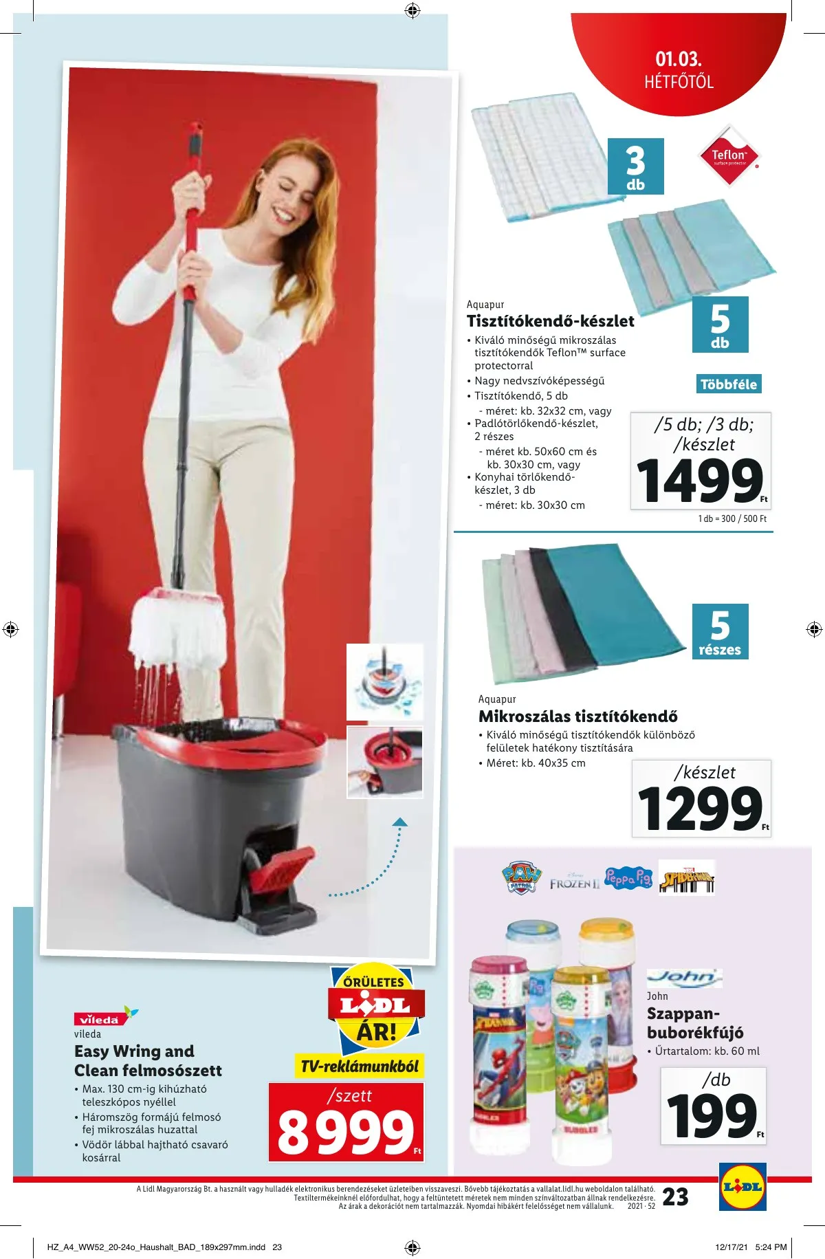 Lidl akciós újság 12.30–01.05 – 23. oldal