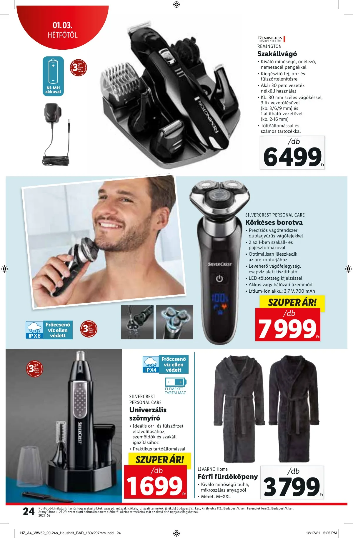 Lidl akciós újság 12.30–01.05 – 24. oldal