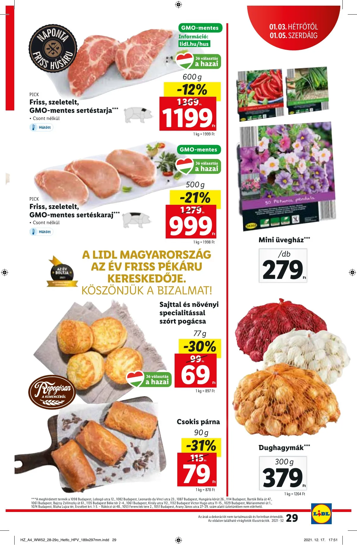 Lidl akciós újság 12.30–01.05 – 29. oldal