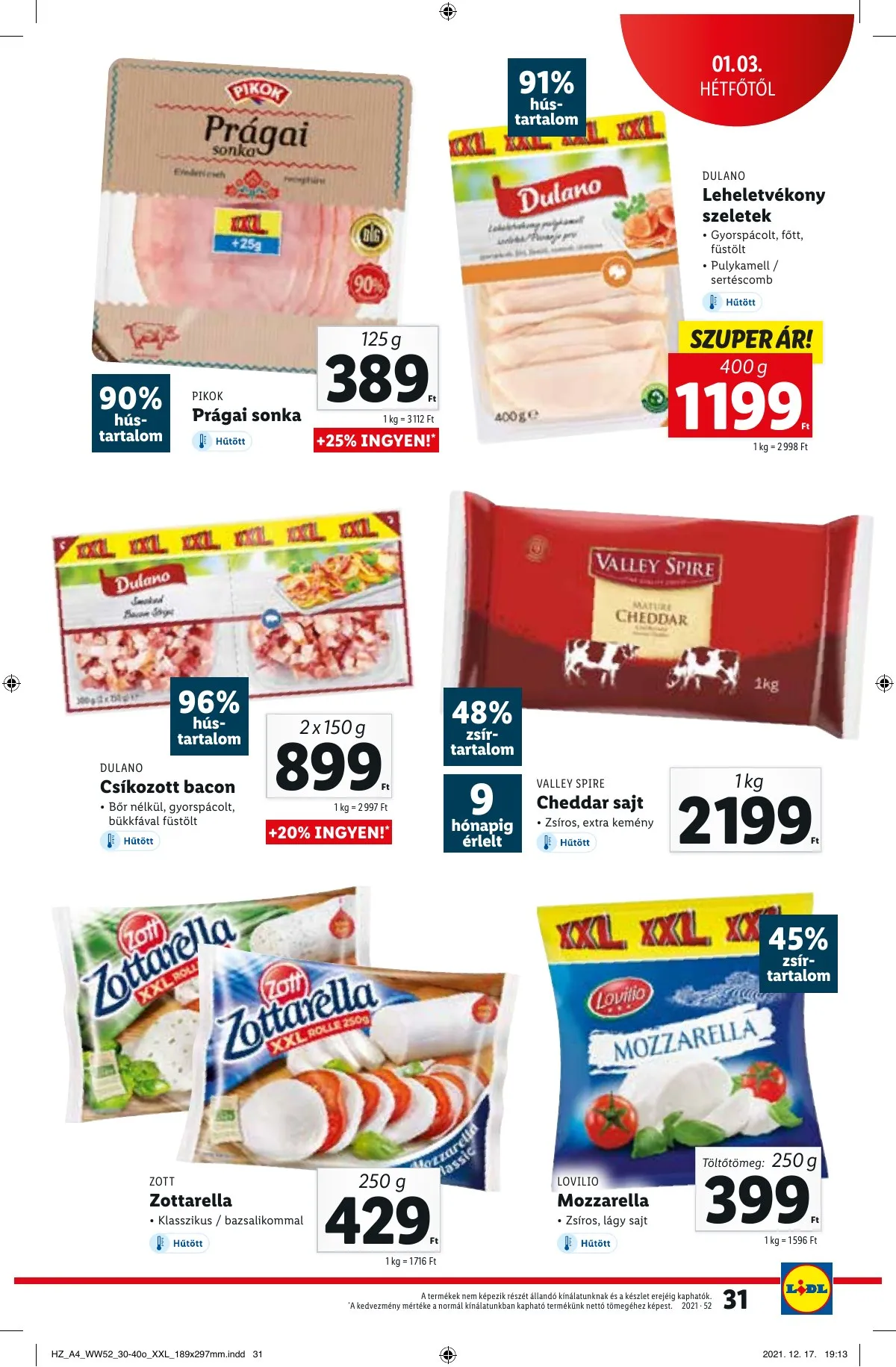 Lidl akciós újság 12.30–01.05 – 31. oldal