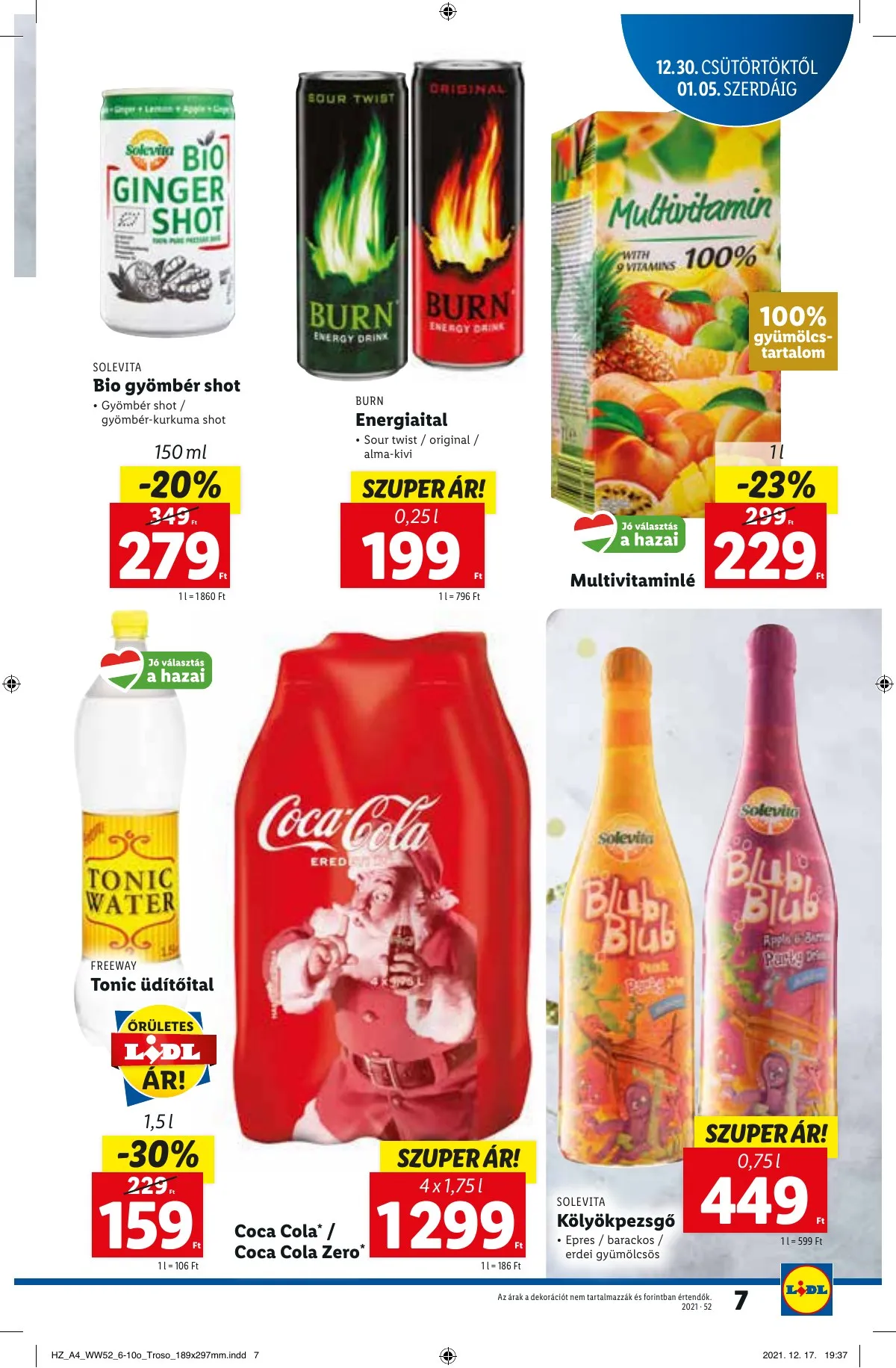 Lidl akciós újság 12.30–01.05 – 7. oldal