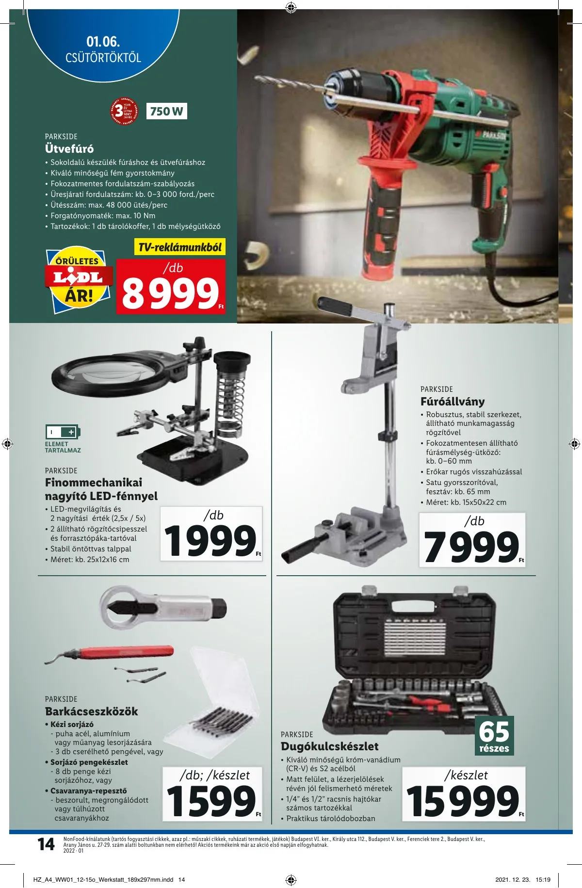 Lidl akciós újság 01.06–01.06 – 14. oldal