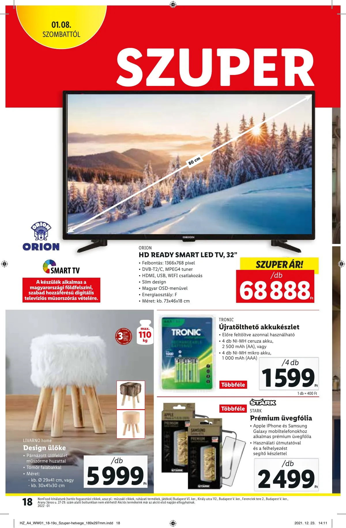 Lidl akciós újság 01.06–01.06 – 18. oldal