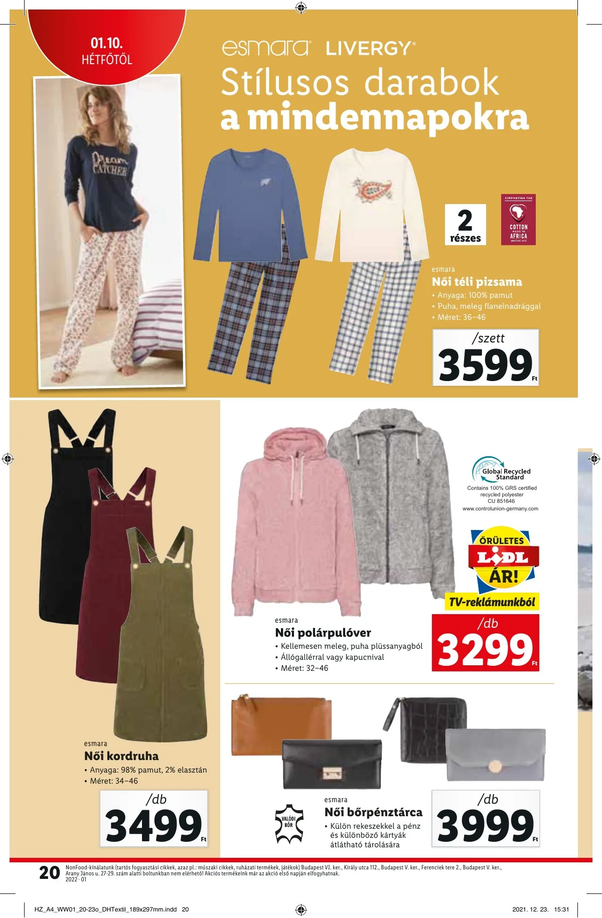 Lidl akciós újság 01.06–01.06 – 20. oldal
