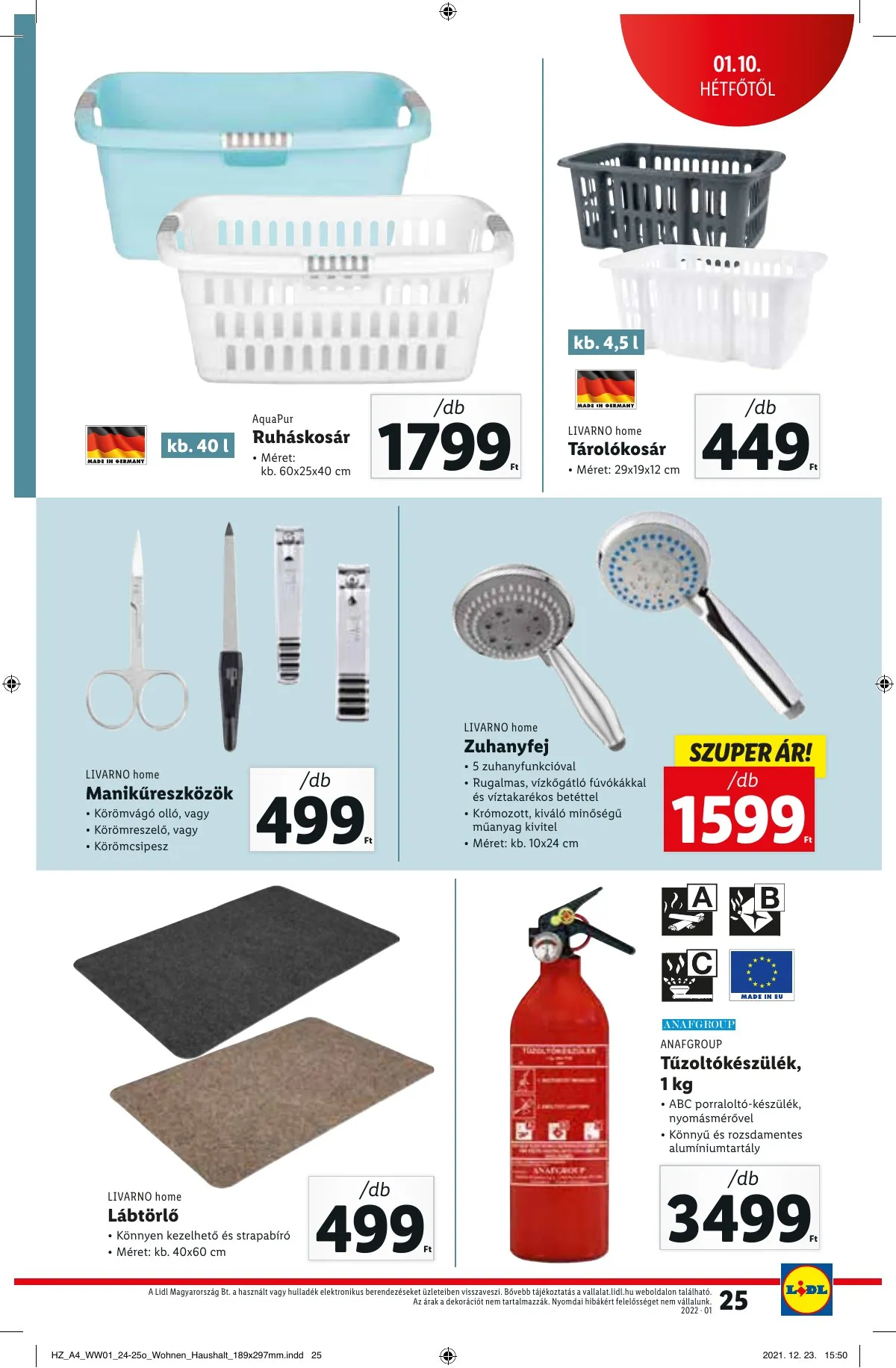 Lidl akciós újság 01.06–01.06 – 25. oldal