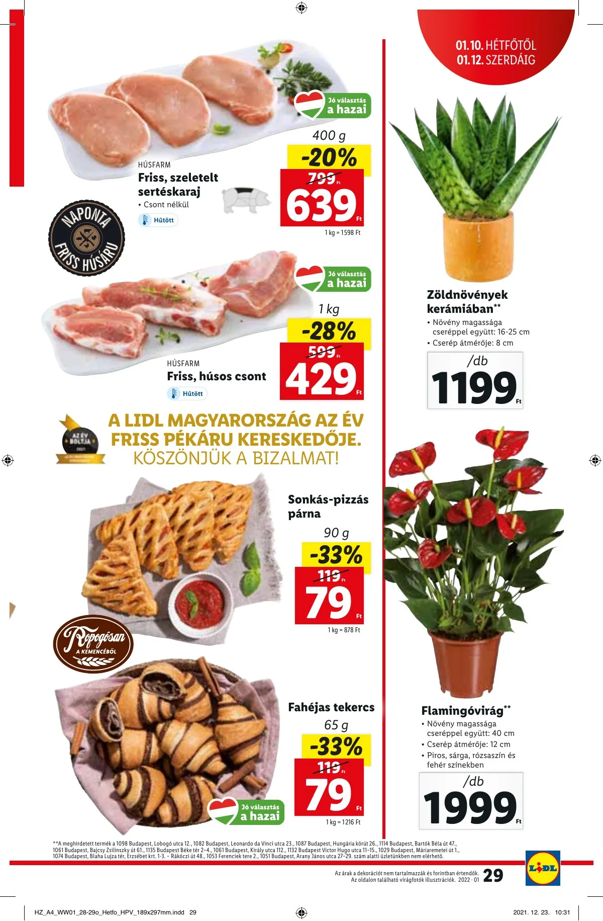 Lidl akciós újság 01.06–01.06 – 29. oldal