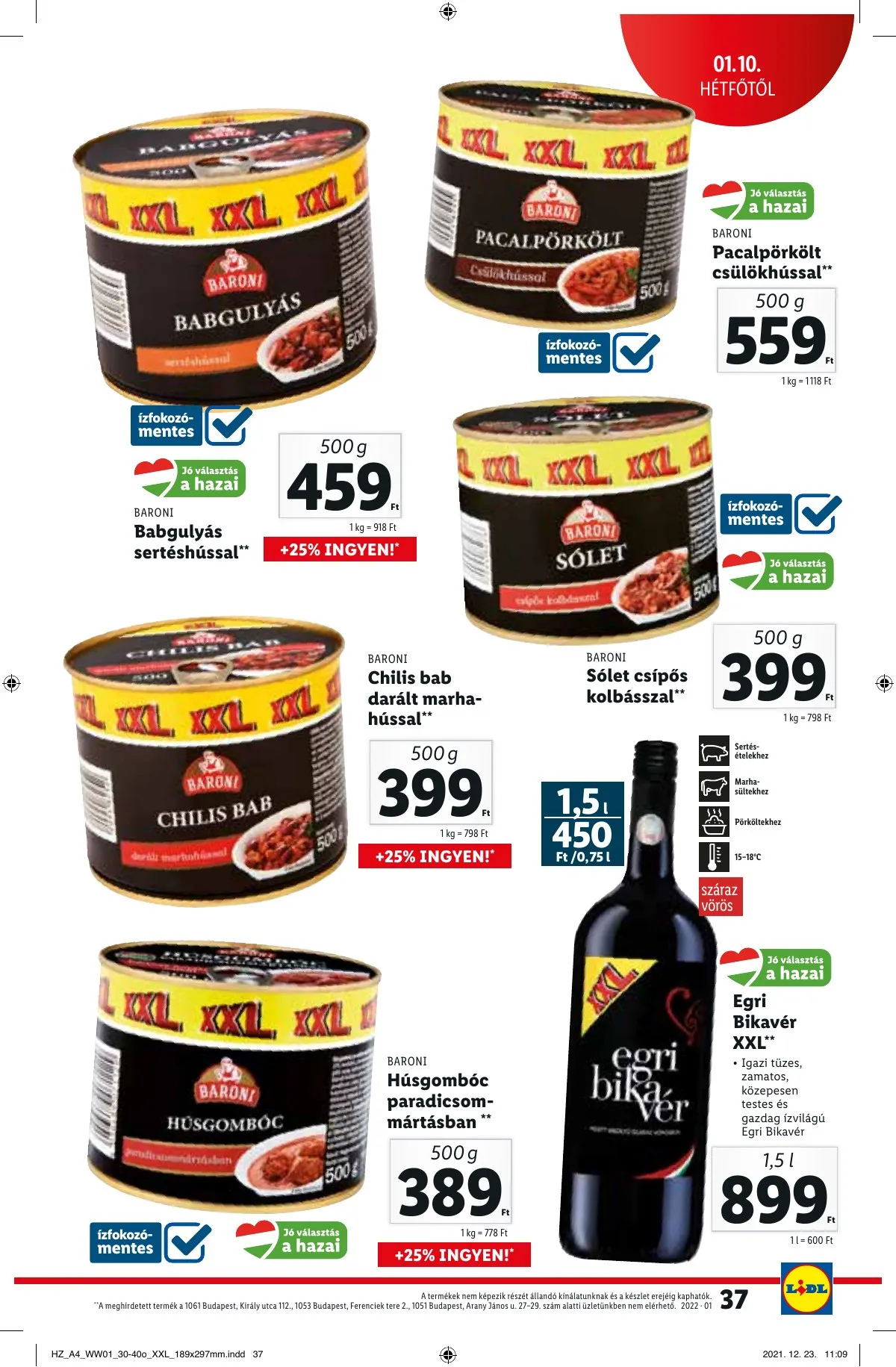 Lidl akciós újság 01.06–01.06 – 37. oldal