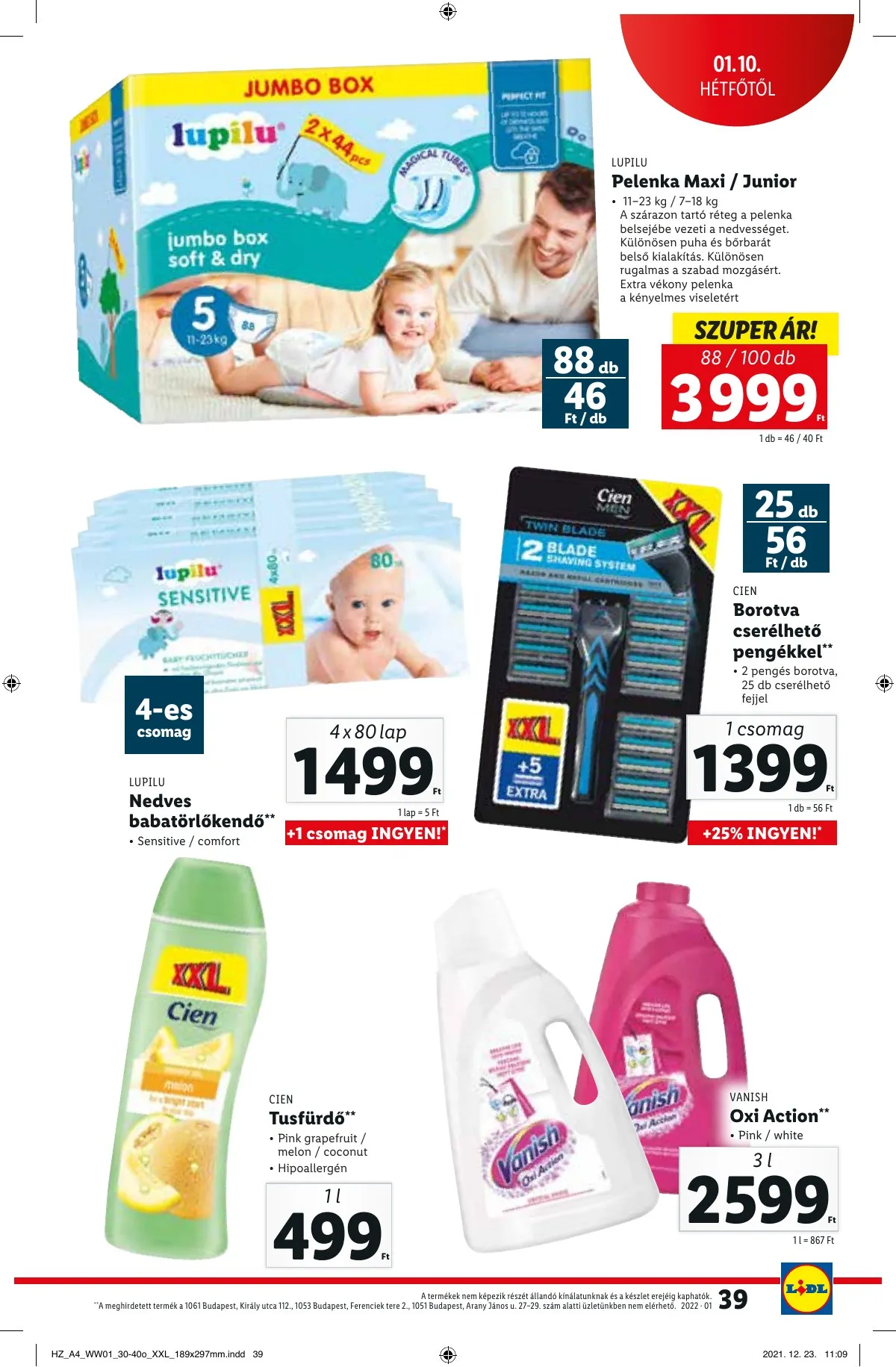 Lidl akciós újság 01.06–01.06 – 39. oldal