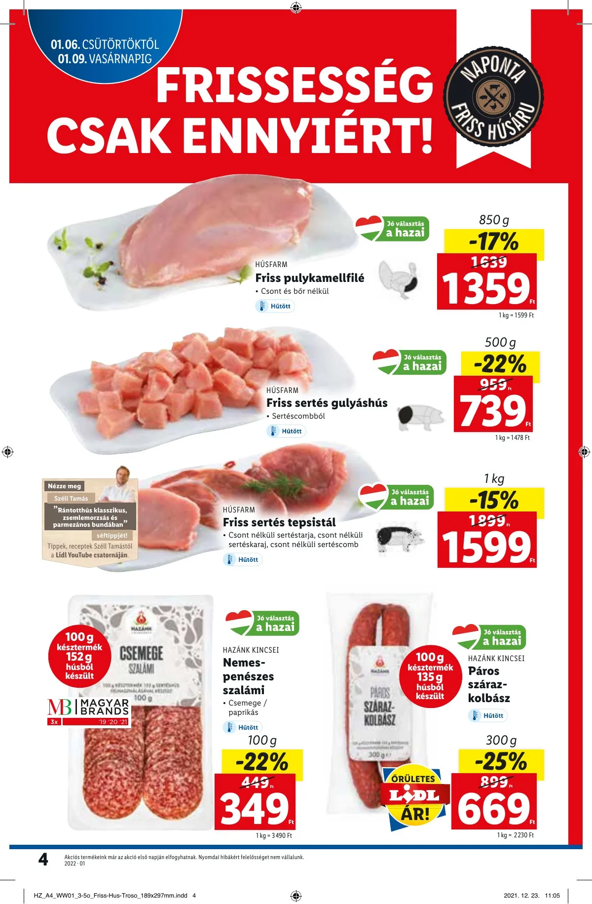 Lidl akciós újság 01.06–01.06 – 4. oldal