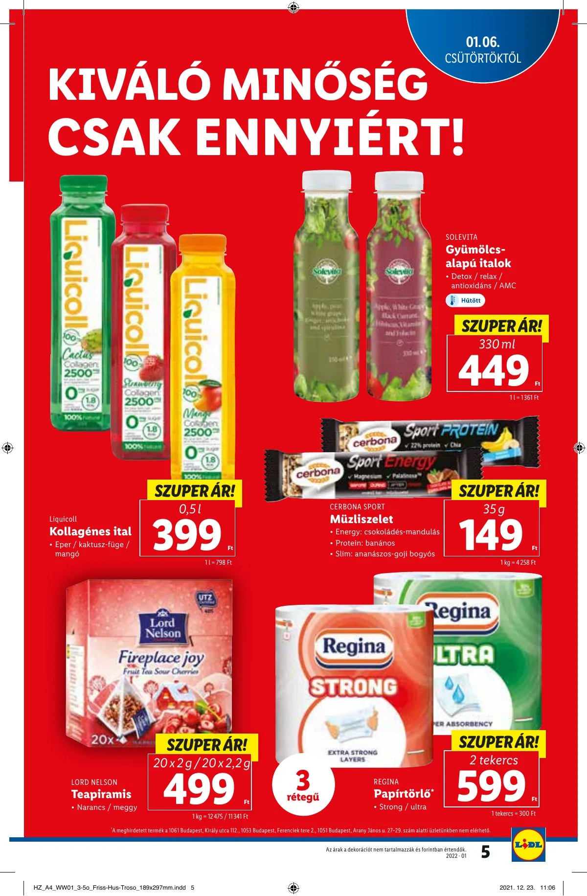 Lidl akciós újság 01.06–01.06 – 5. oldal