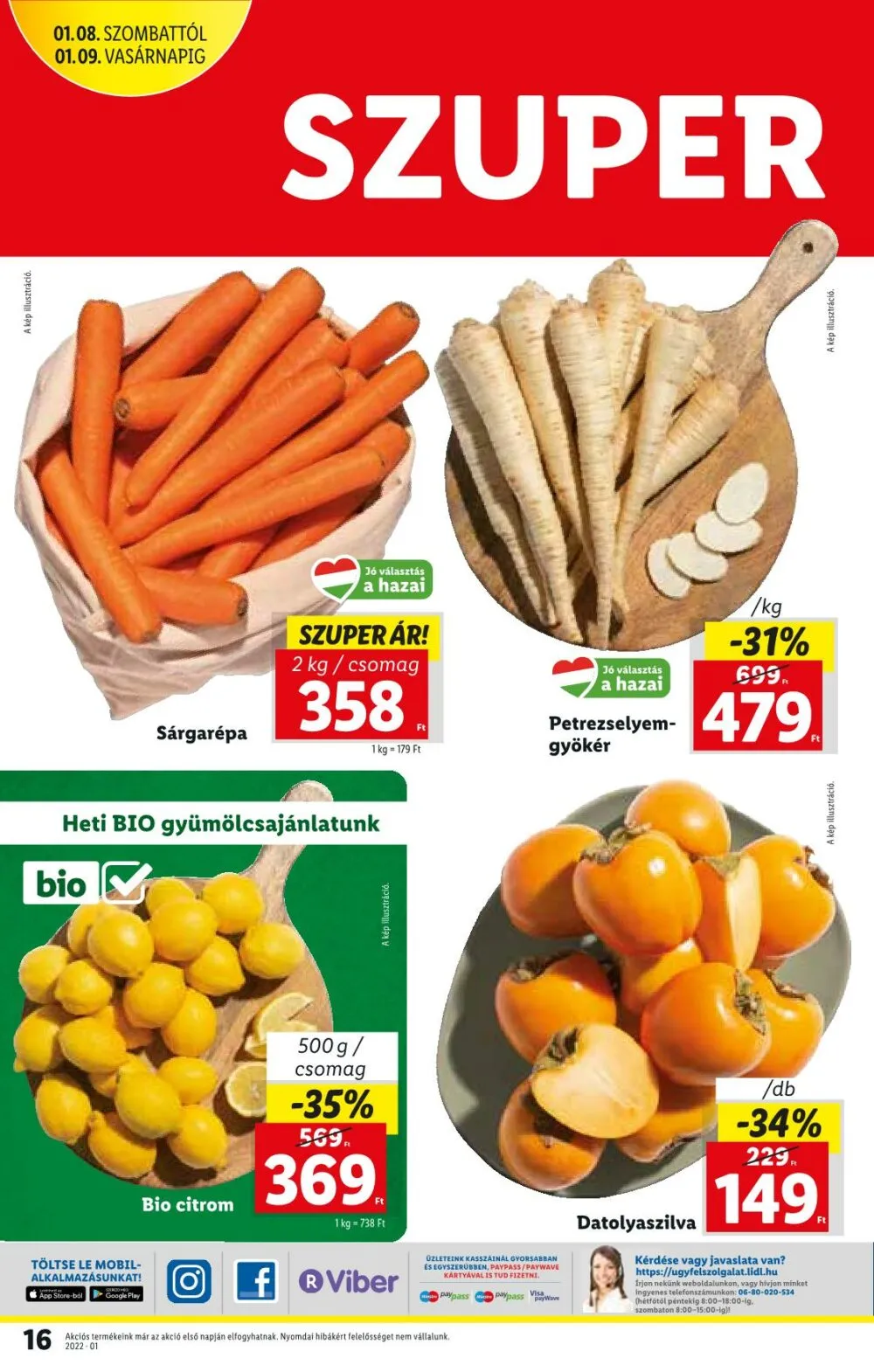 Lidl akciós újság 01.06–01.12 – 16. oldal