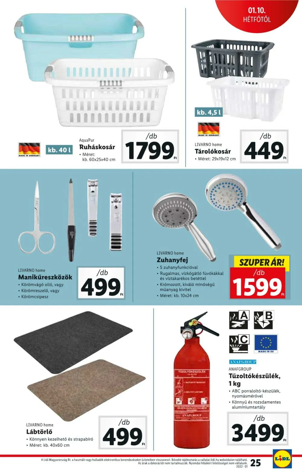 Lidl akciós újság 01.06–01.12 – 25. oldal