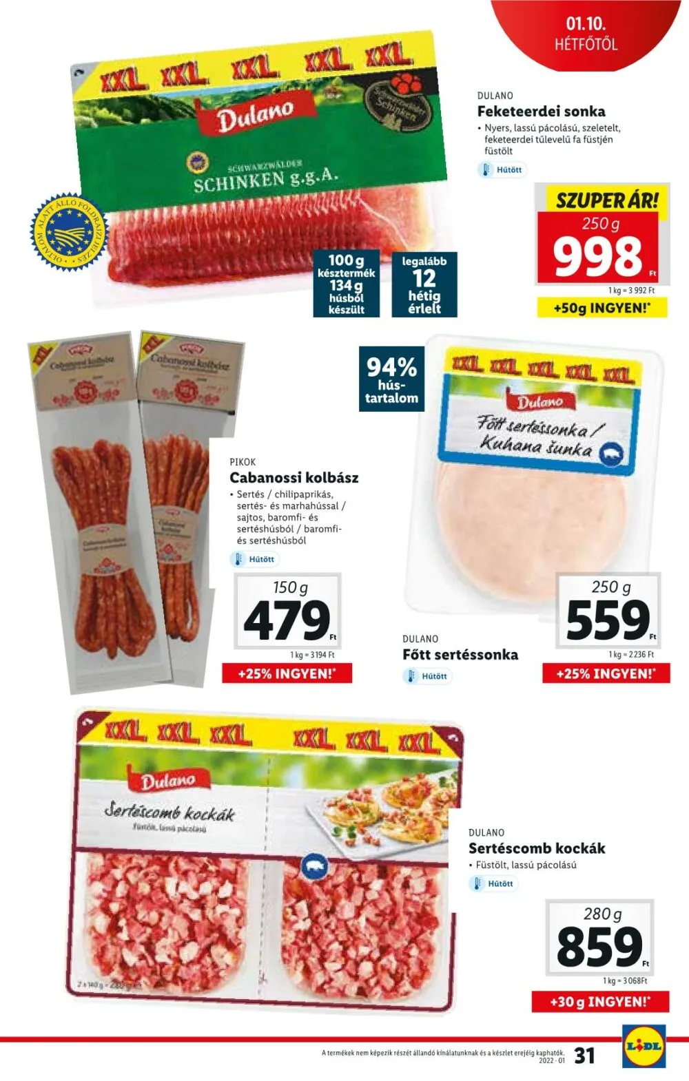 Lidl akciós újság 01.06–01.12 – 31. oldal