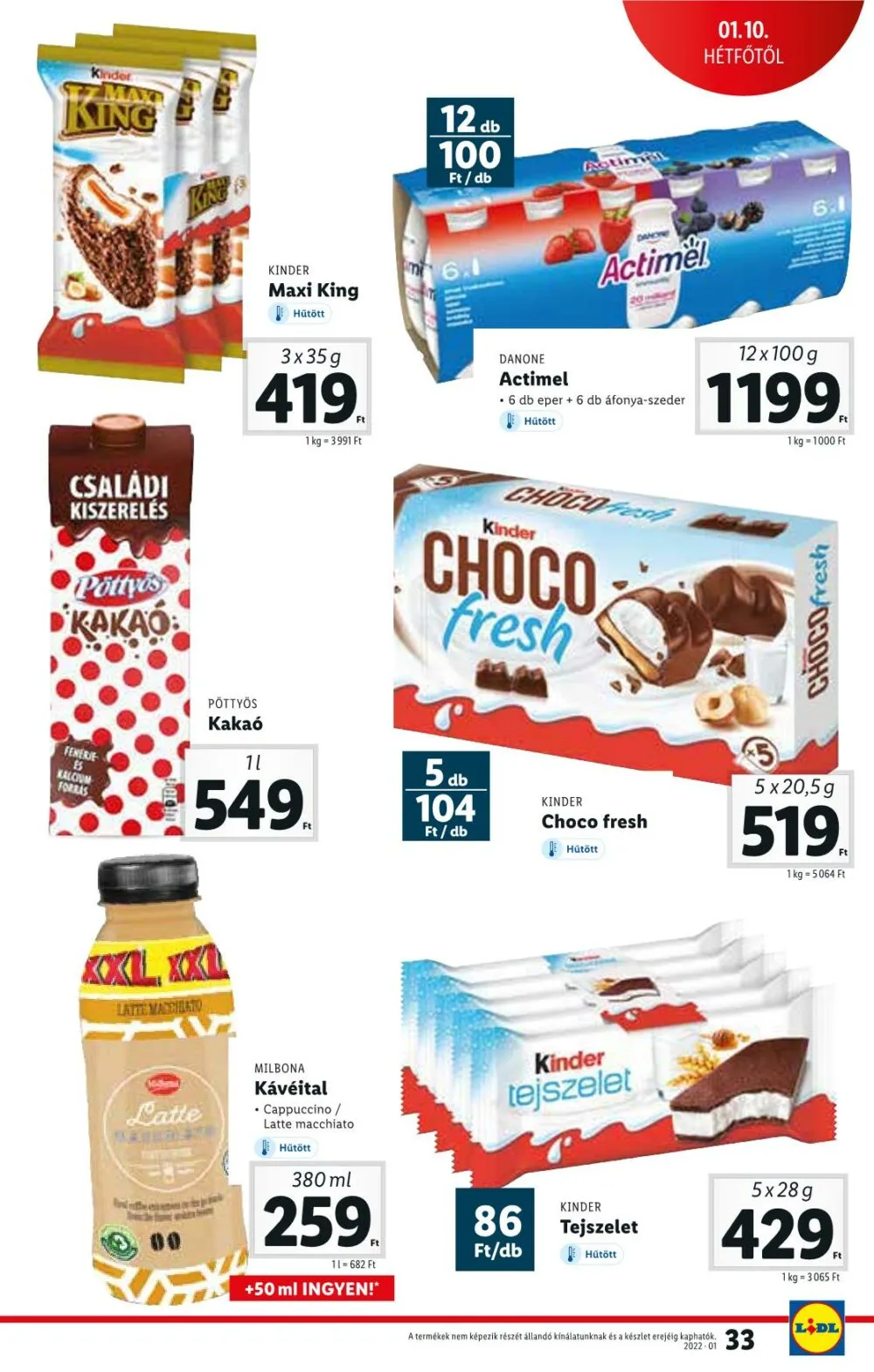 Lidl akciós újság 01.06–01.12 – 33. oldal