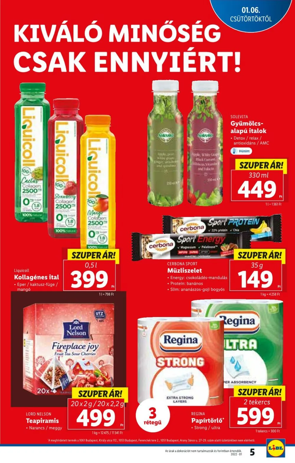 Lidl akciós újság 01.06–01.12 – 5. oldal