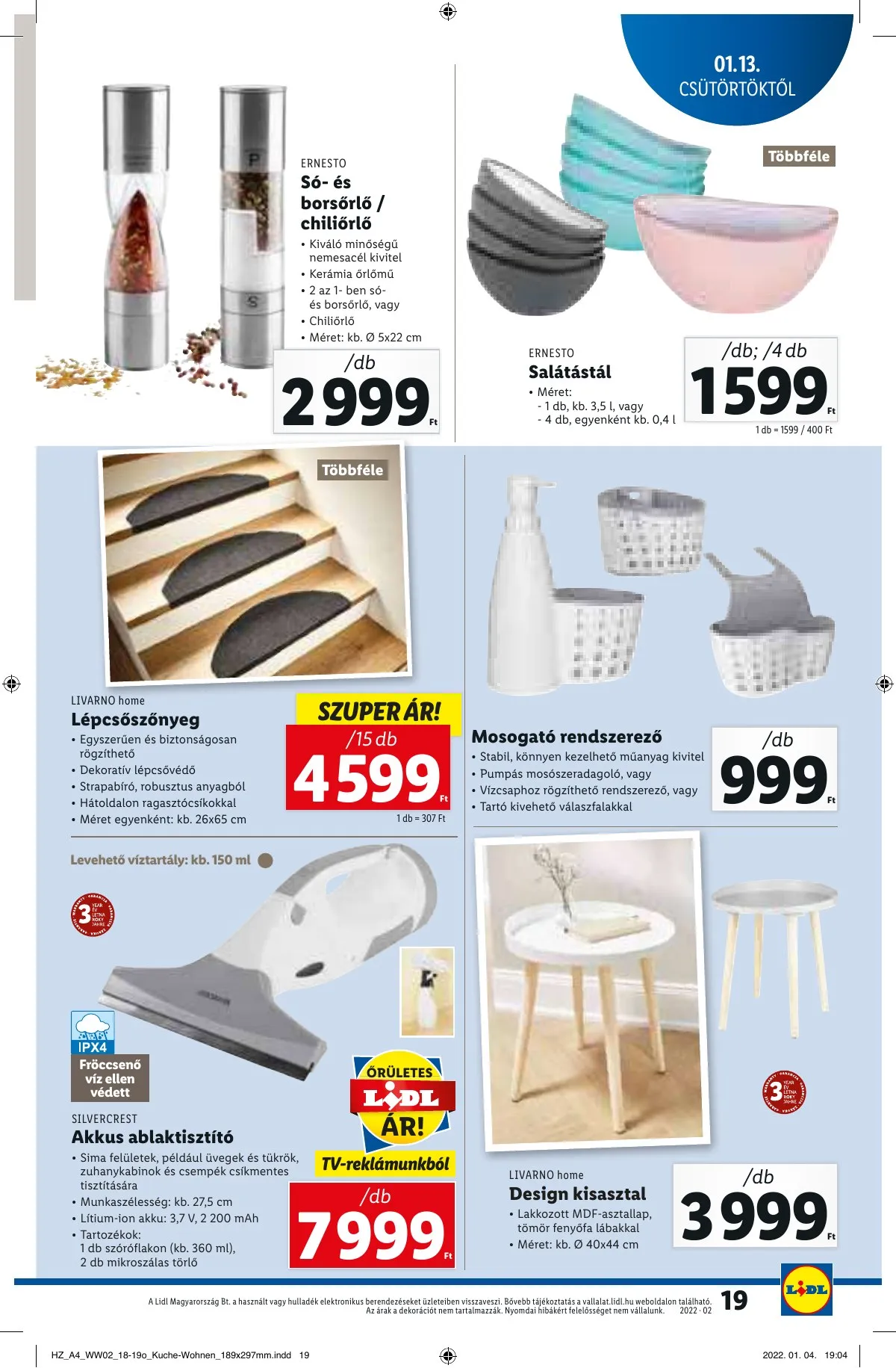 Lidl akciós újság 01.13–01.13 – 19. oldal