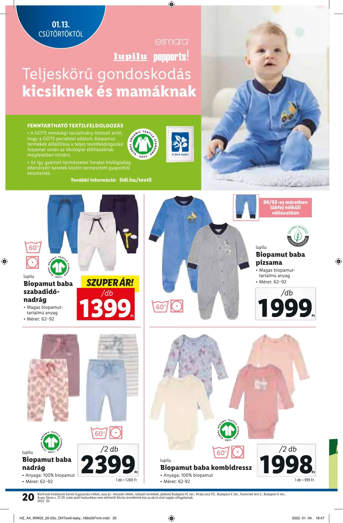 Lidl akciós újság 01.13–01.13 – 20. oldal