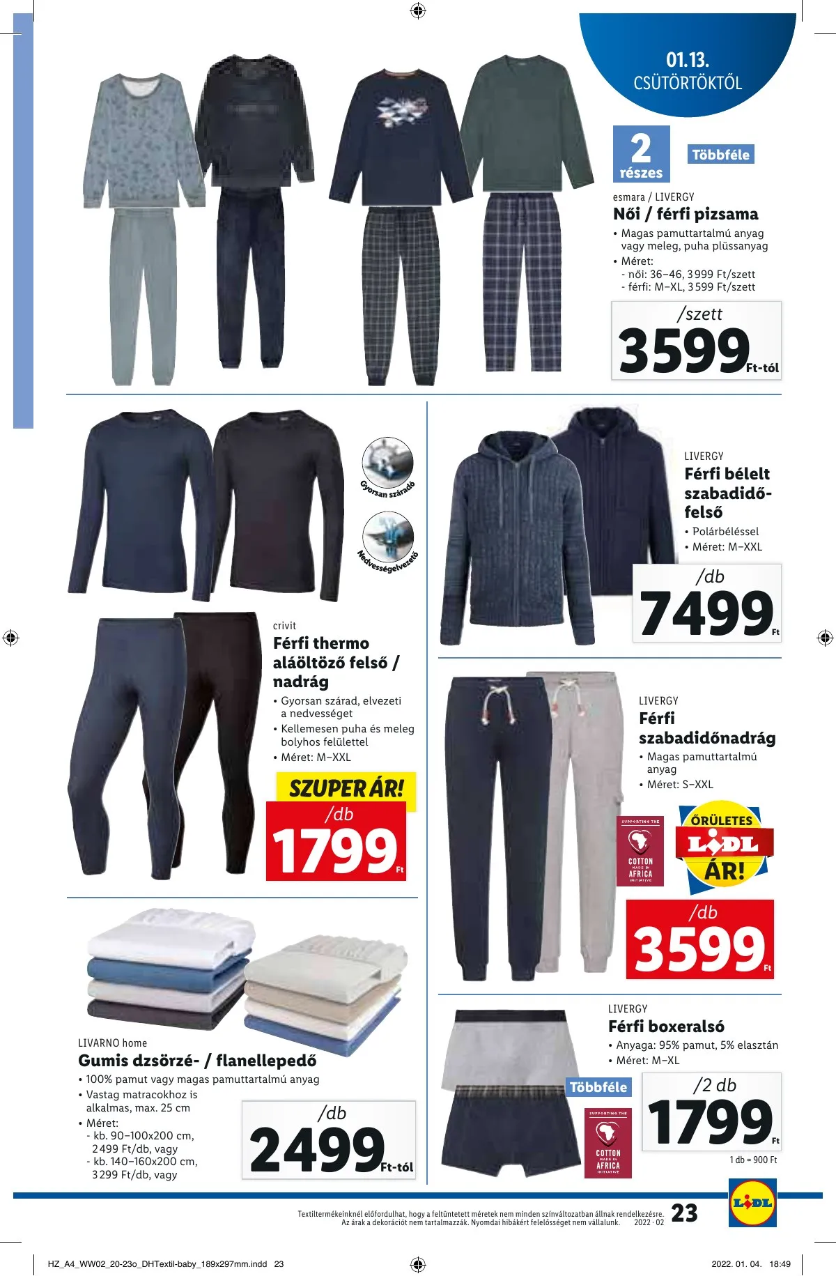Lidl akciós újság 01.13–01.13 – 23. oldal