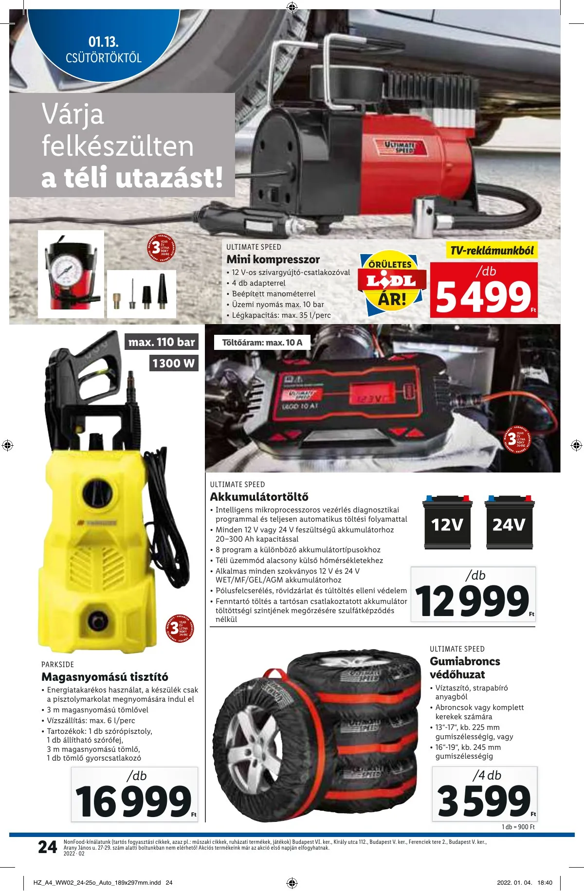 Lidl akciós újság 01.13–01.13 – 24. oldal