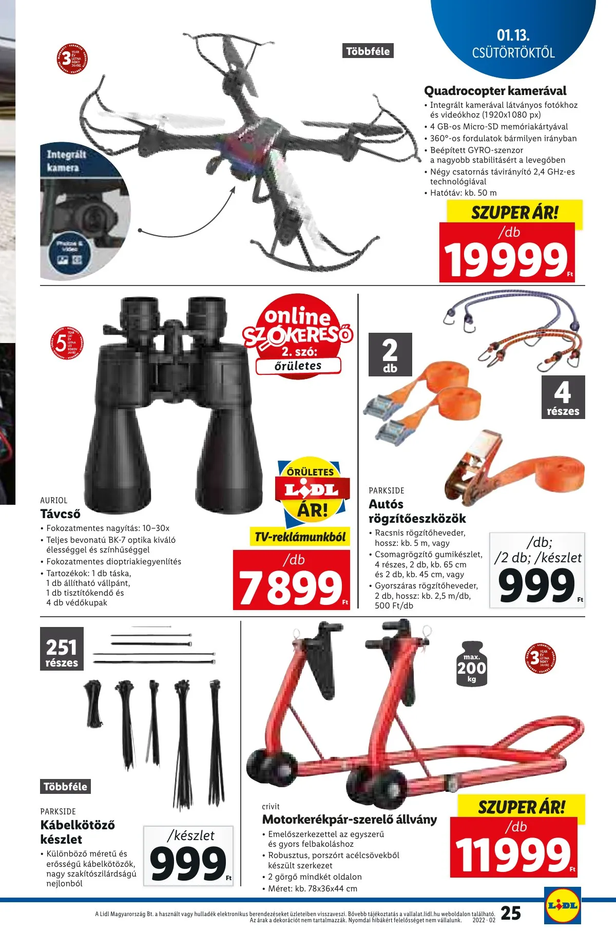 Lidl akciós újság 01.13–01.13 – 25. oldal
