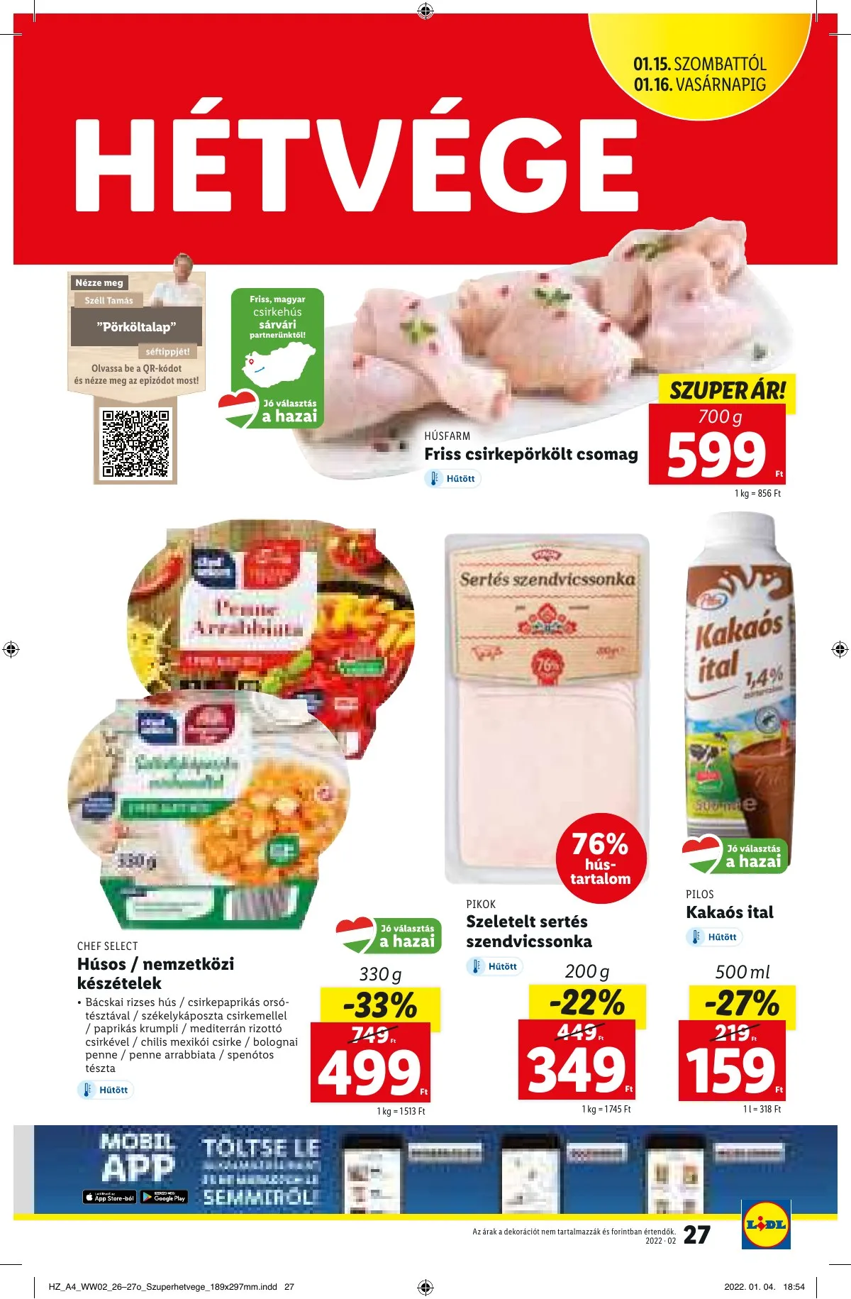 Lidl akciós újság 01.13–01.13 – 27. oldal