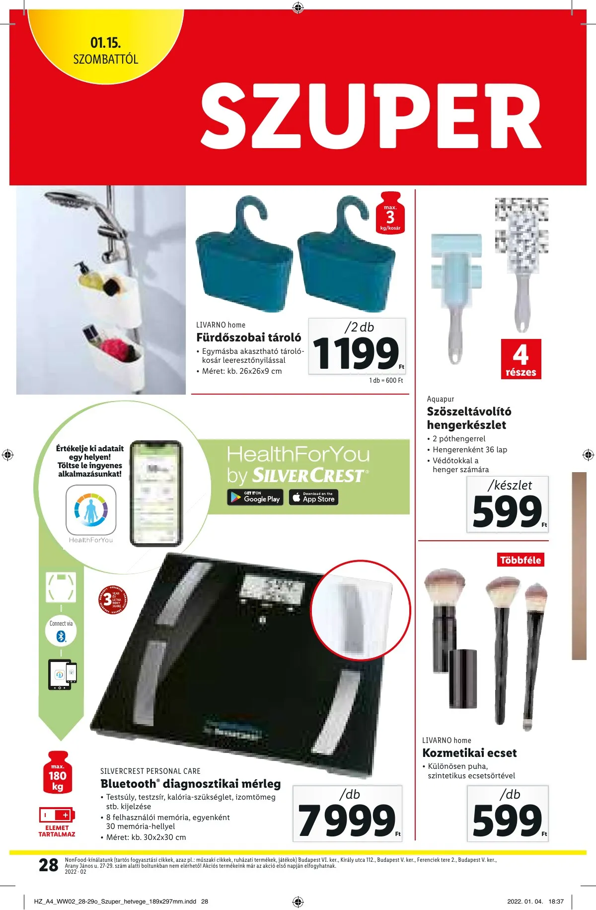 Lidl akciós újság 01.13–01.13 – 28. oldal