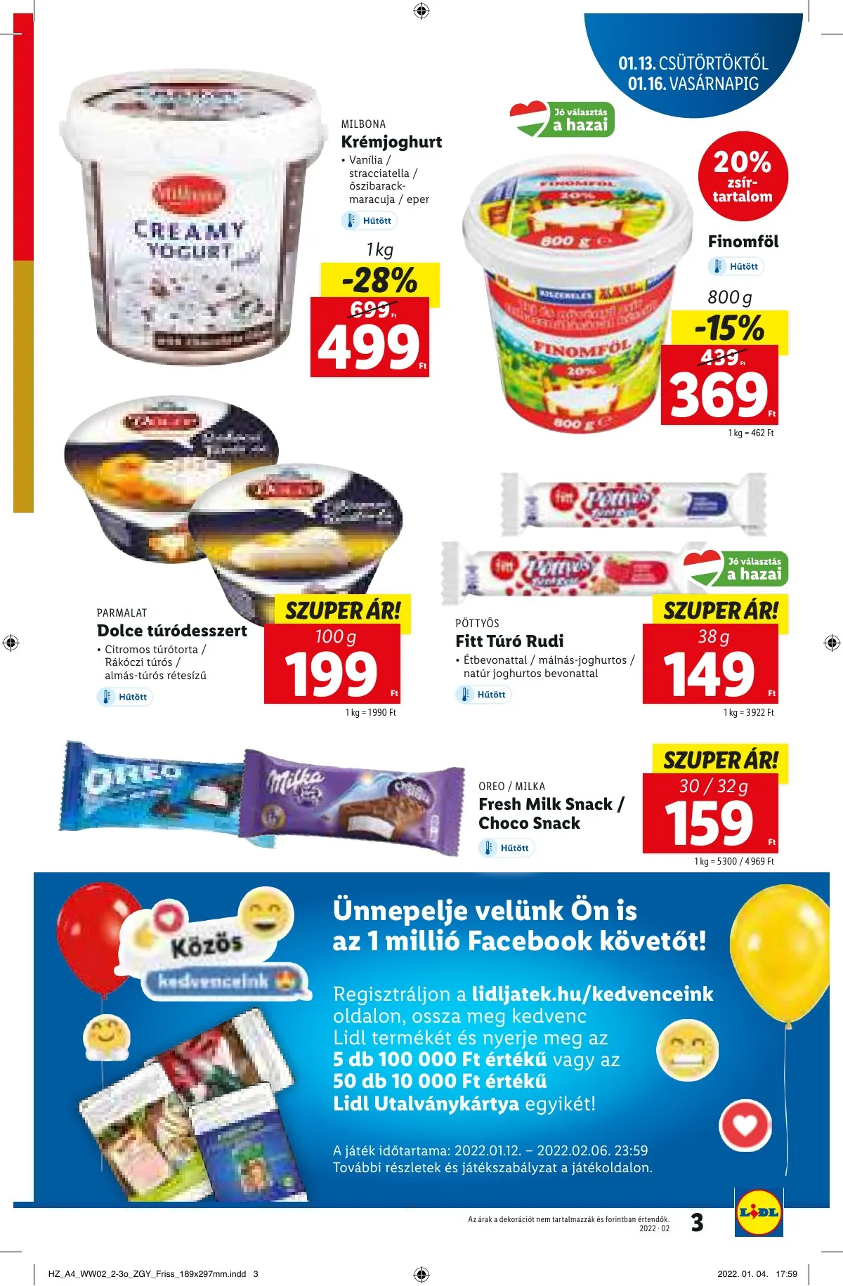 Lidl akciós újság 01.13–01.13 – 3. oldal