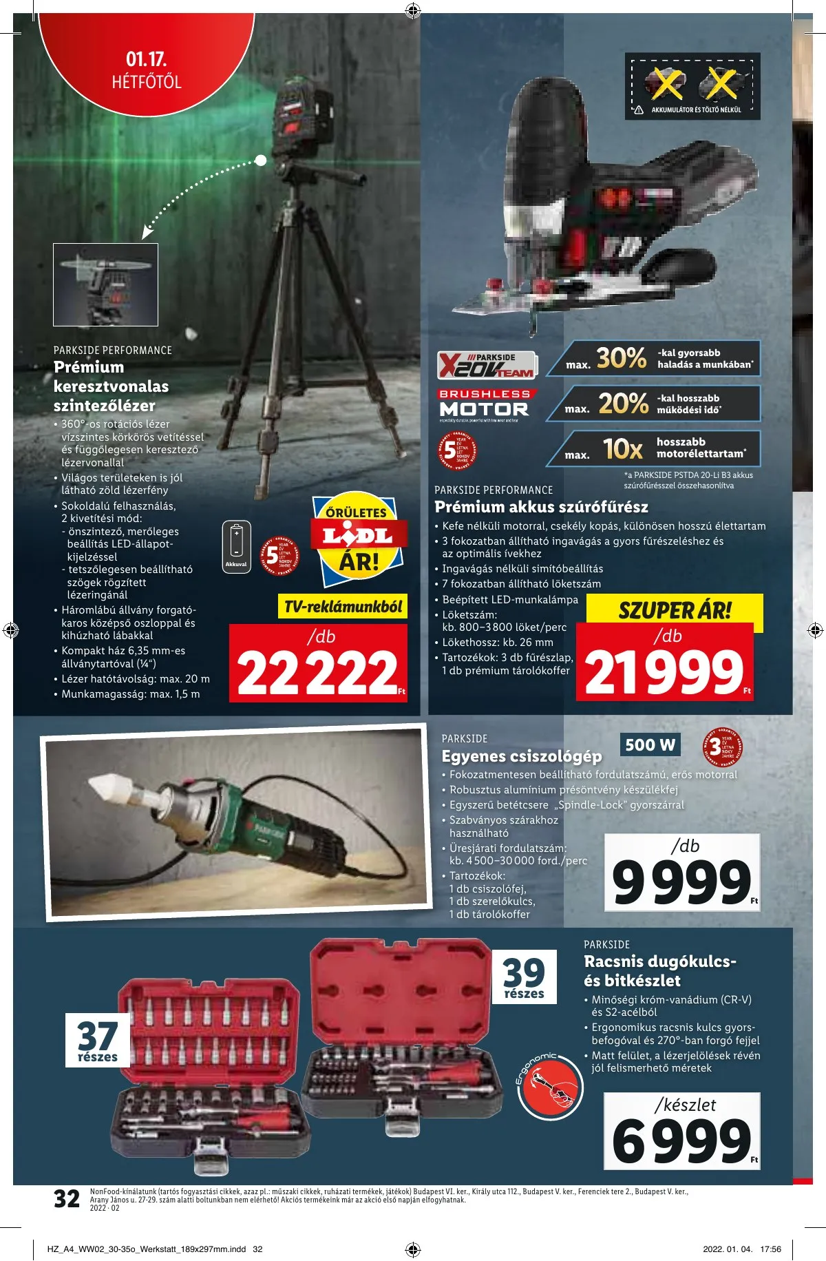 Lidl akciós újság 01.13–01.13 – 32. oldal